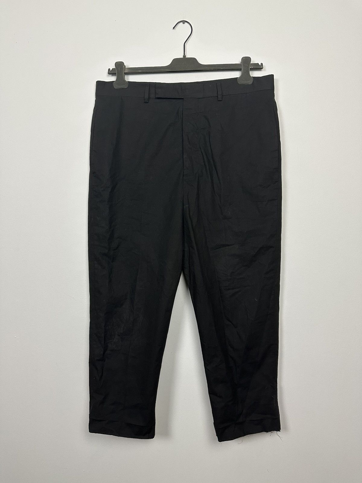 Rick Owens WAXED COATED CROPPED ASTAIRE - 46 / NEW | Grailed