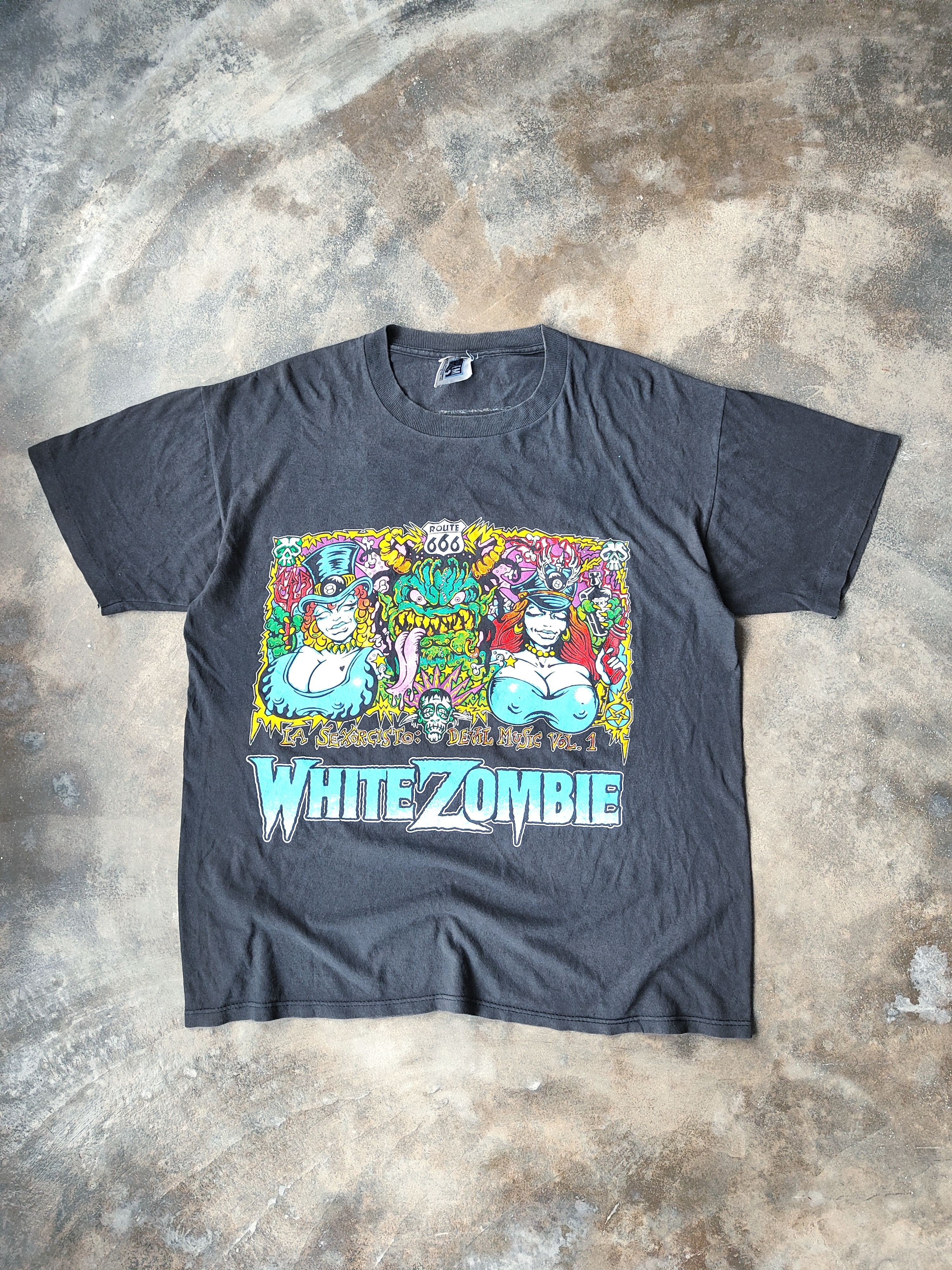 Band Tees Vintage 90s White Zombie “Say You Love Satan” Band T-Shirt Size US L / EU 52-54 / 3 - 1 Thumbnail
