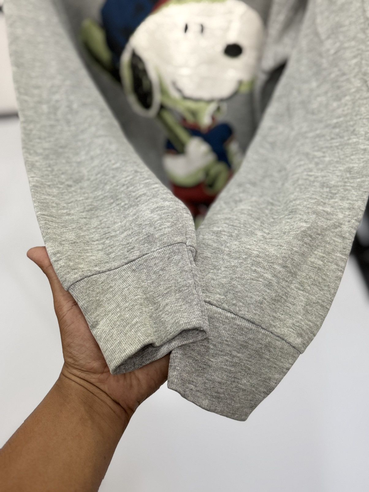 Peanuts 🔥 Vintage Snoopy Peanuts Baseball Sweatshirt in Grey Size US S / EU 44-46 / 1 - 6 Thumbnail