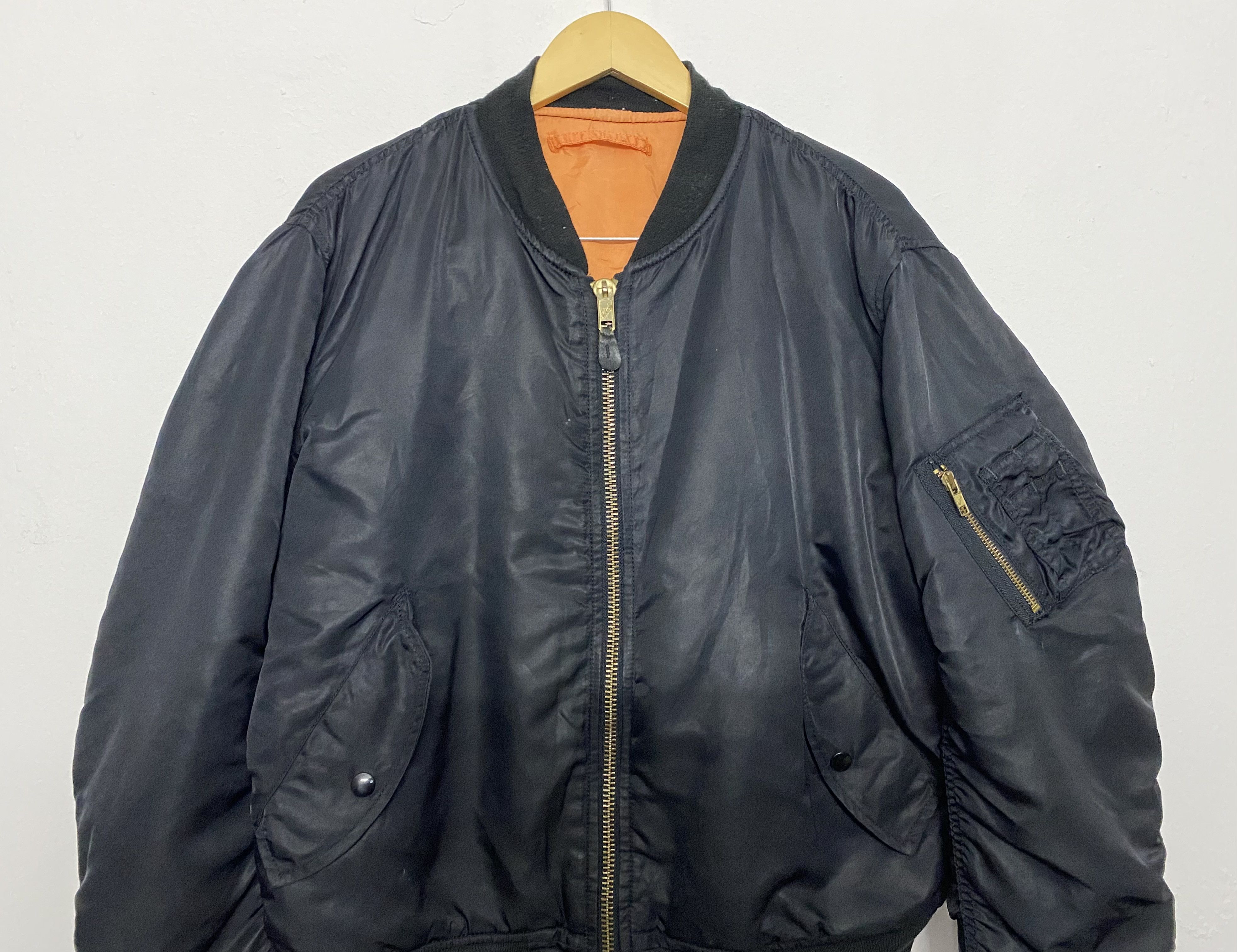 Other MA-1 Bomber Jacket USAF Intermediate Flyer's Man Jacket Size US XL / EU 56 / 4 - 3 Thumbnail