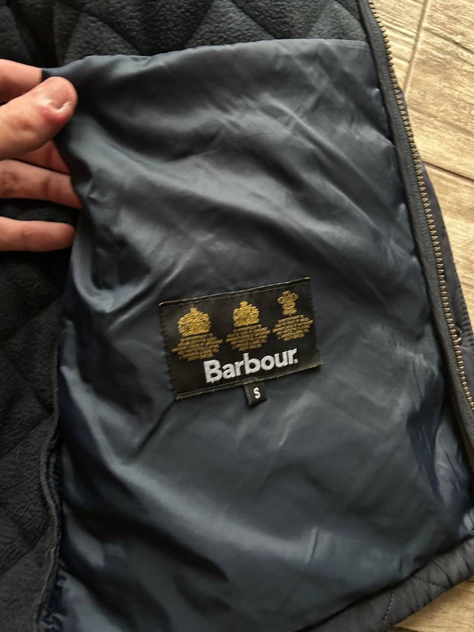 Barbour Barbour Mans Navy Blue Quilted Jacket Size US S / EU 44-46 / 1 - 8 Thumbnail