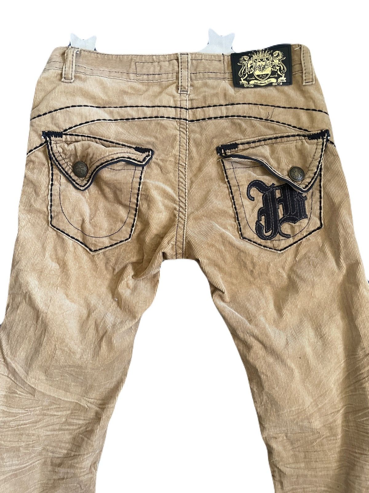If Six Was Nine 2000s Japanese archive vkei button stitch corduroy pants Size US 31 - 4 Thumbnail