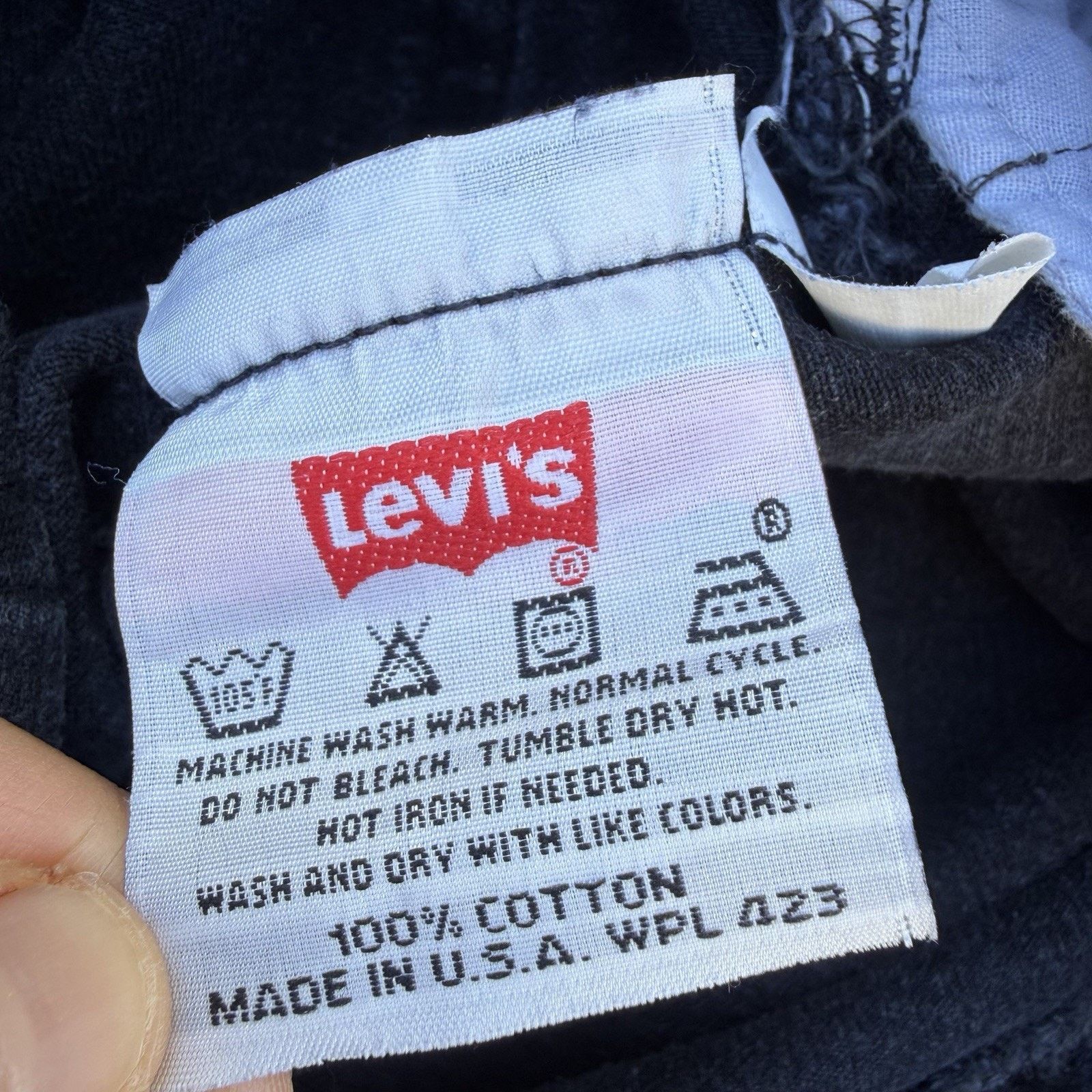 Essentials × Levi's × Vintage Vintage Levis 501 Straight Black Denim Jeans 36x32 Act 34x30 Size US 36 / EU 52 - 8 Thumbnail