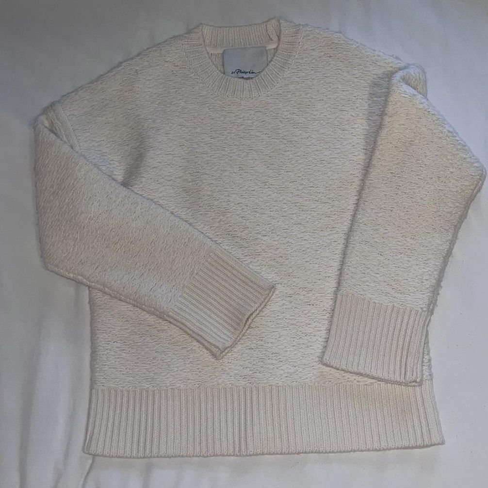 3.1 Phillip Lim Wool Off White Jumper Size US M / EU 48-50 / 2 - 1 Thumbnail