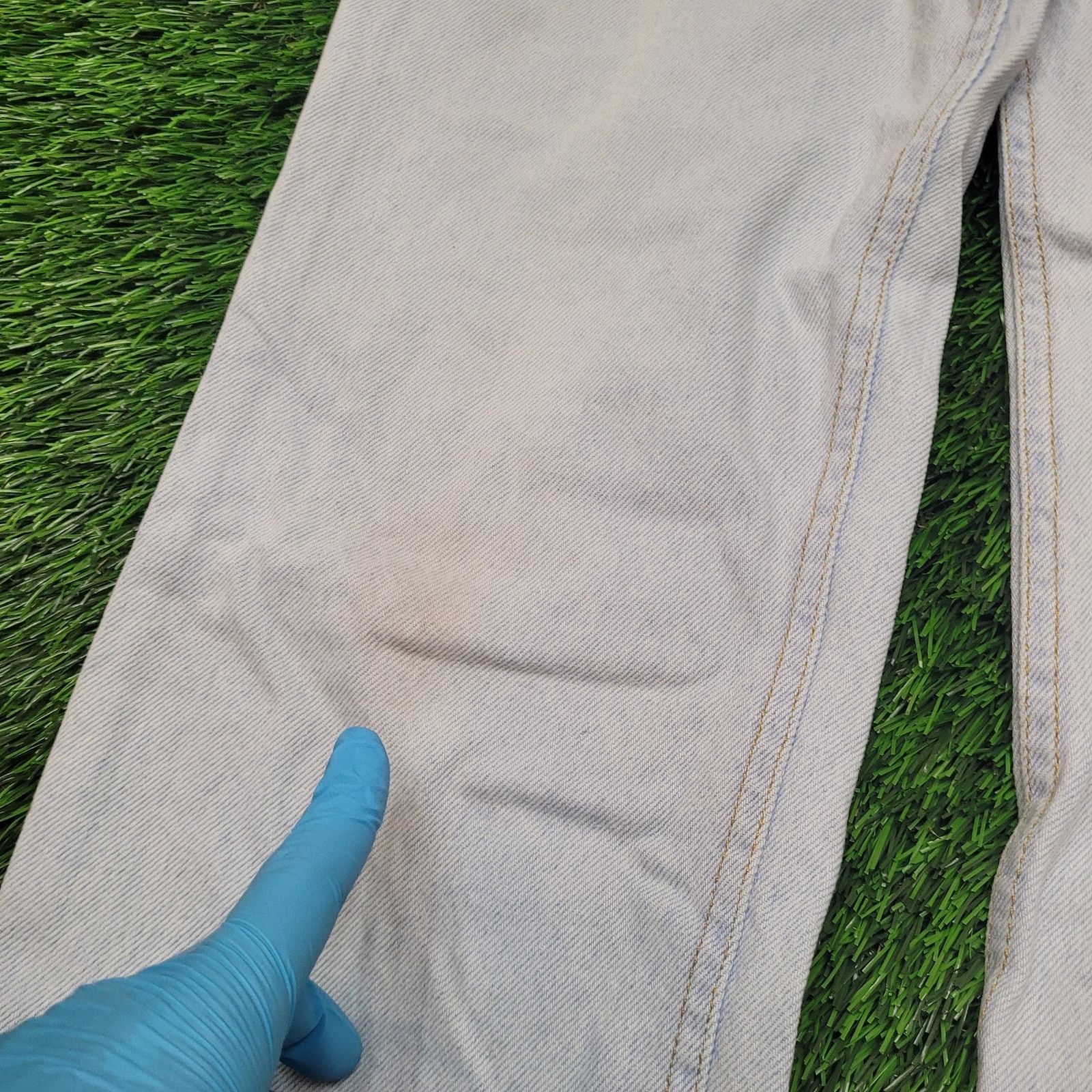 Lee VTG 90s Lee Jeans 34x28 Straight Leg Mid Rise Relaxed Fit Size US 34 / EU 50 - 3 Thumbnail