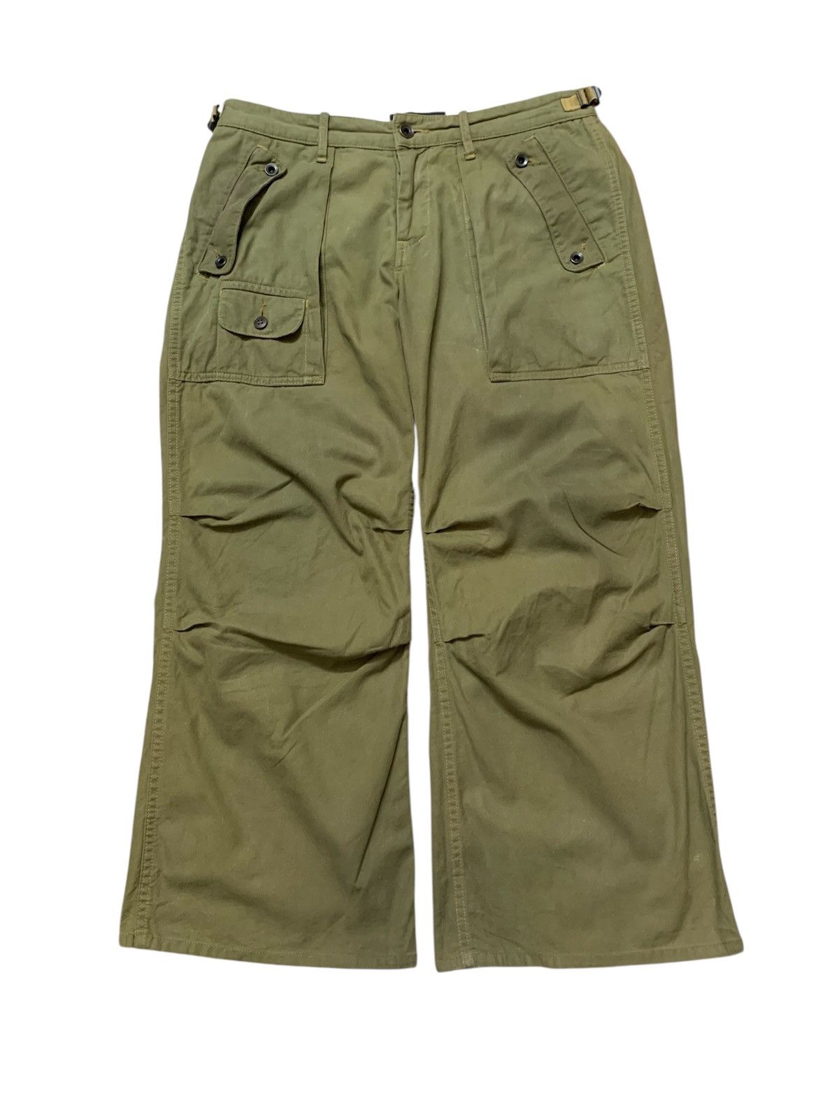 Johnbull Johnbull Kojima Army Fatigue Straight Pants Size US 32 / EU 48 - 1 Thumbnail