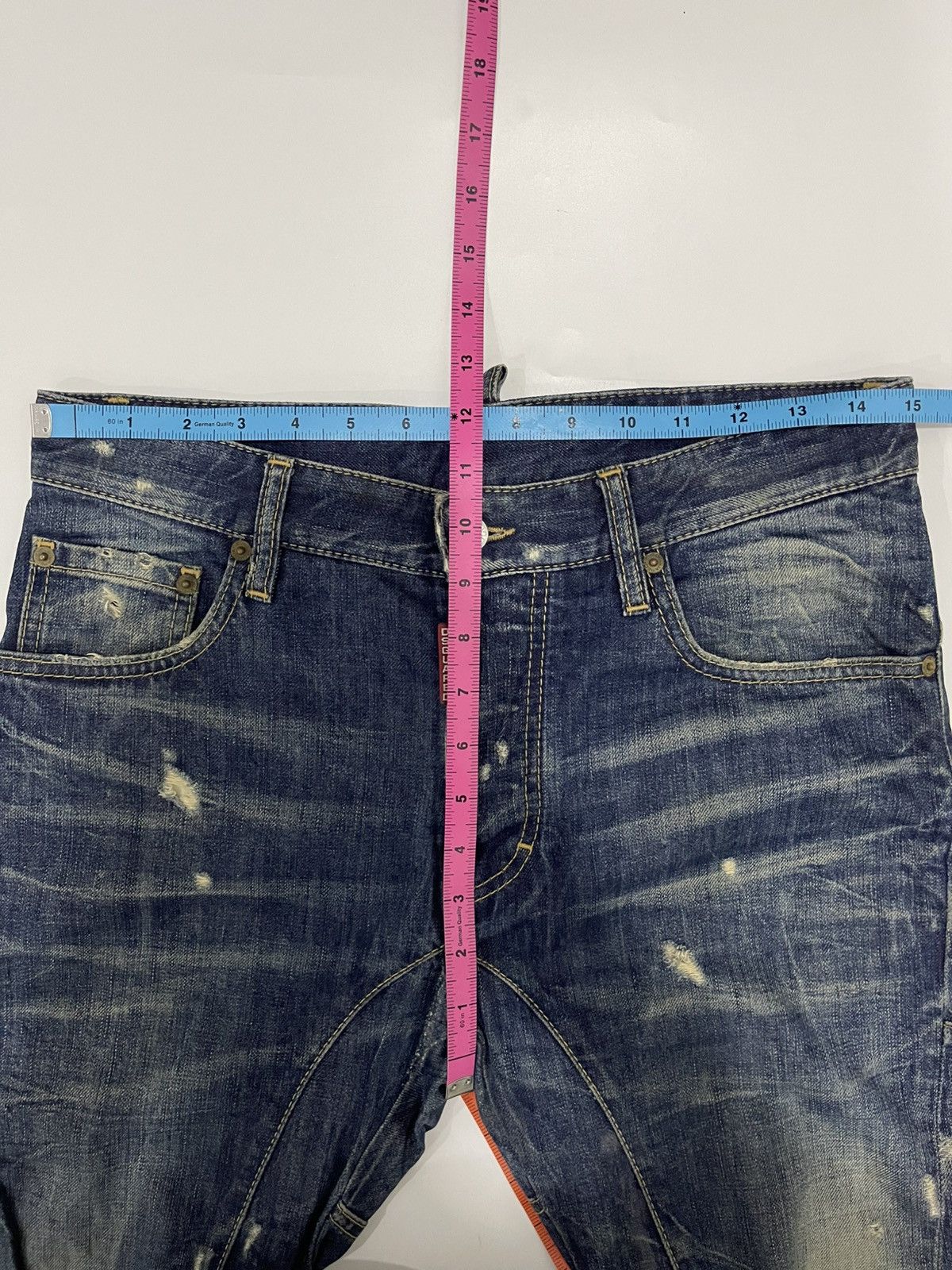 Dsquared2 DSQUARED2 Denim Blue Men's Slim Skinny Jeans Size US 30 / EU 46 - 9 Thumbnail