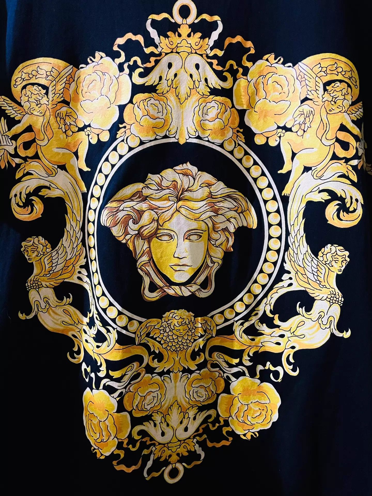 Versace Versace Runway Angel Medusa Print S/S Tee M Size M / US 6-8 / IT 42-44 - 3 Thumbnail