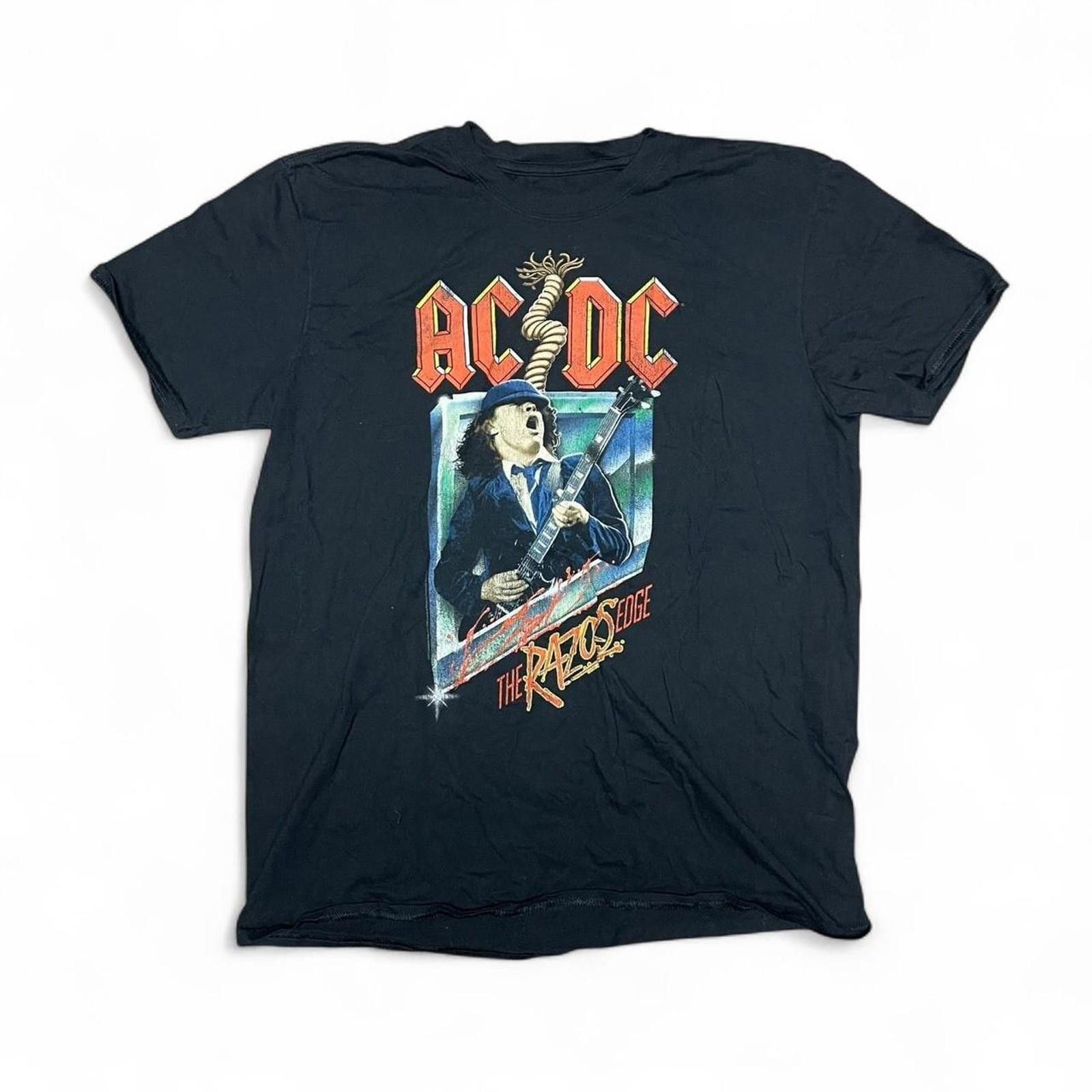 Liquid Blue Liquid Blue AC/DC "The Razers Edge" Black & Multi XL T-Shirt Size US XL / EU 56 / 4 - 1 Thumbnail