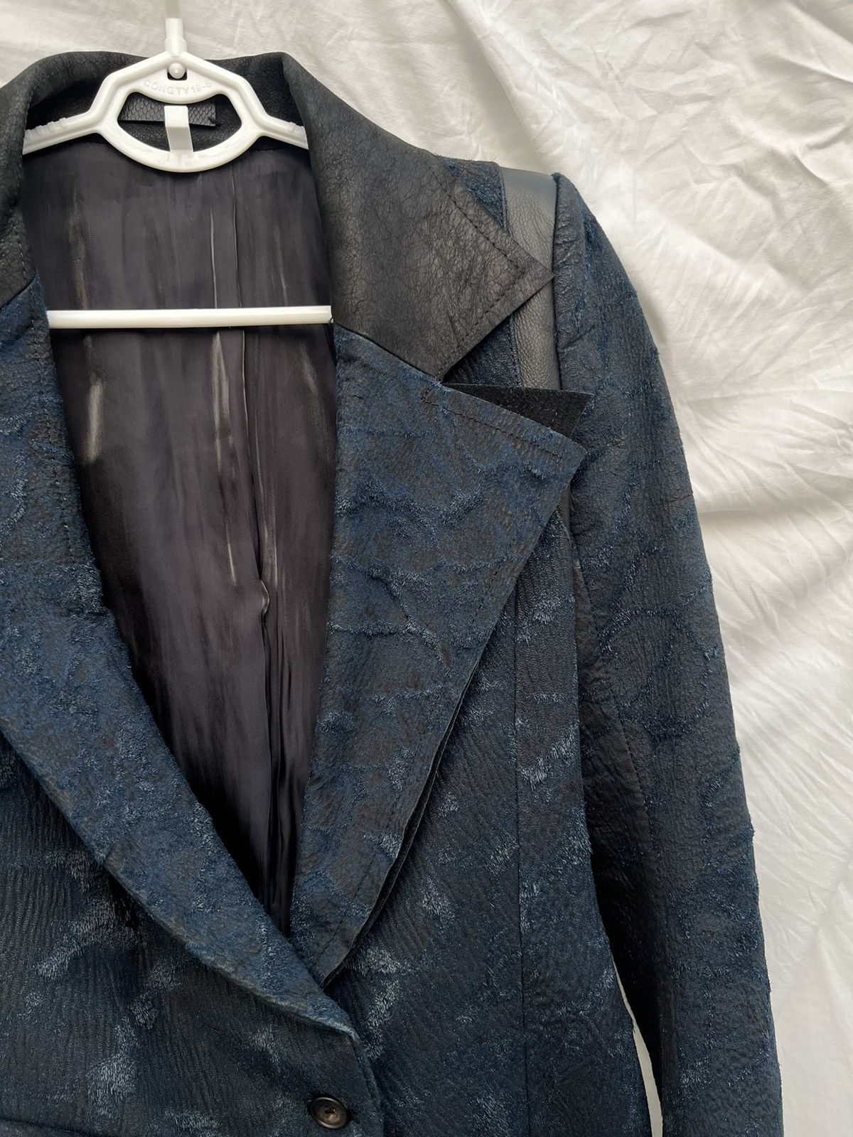 If Six Was Nine If Six Was Nine asymmetric cut leather hair blazer Size 46S - 11 Thumbnail