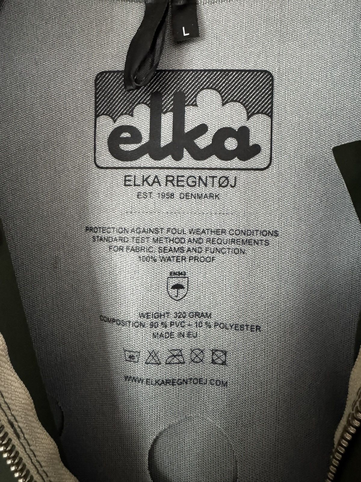 ELKA Rainwear Elka PVC Raincoat Size US L / EU 52-54 / 3 - 3 Thumbnail