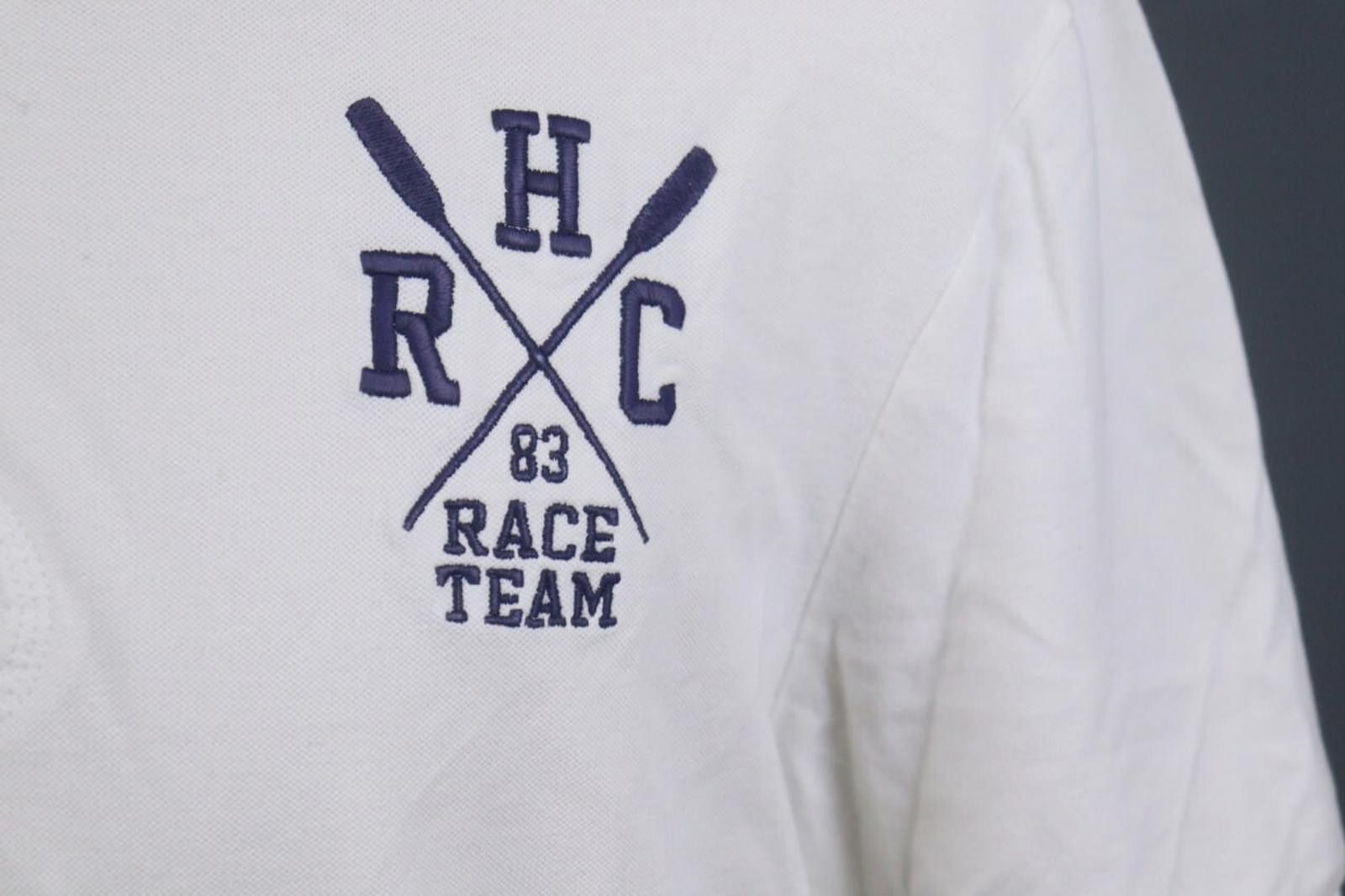 Designer Hackett London Classic Fit White Polo Shirt Size XL Size US XL / EU 56 / 4 - 4 Thumbnail