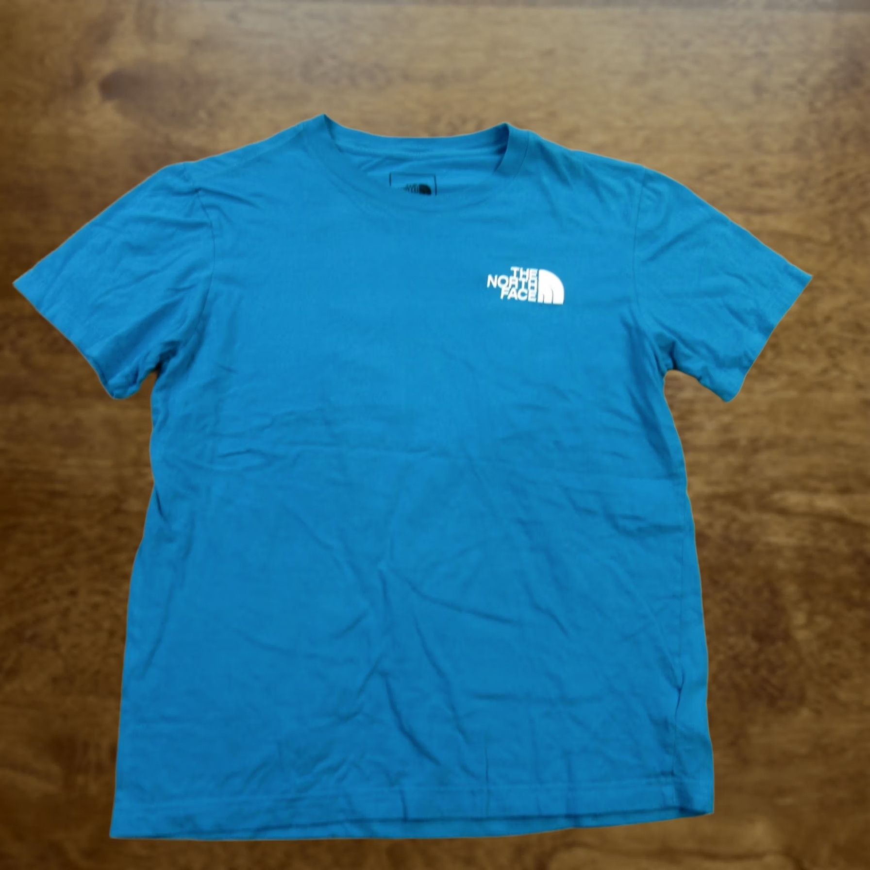 The North Face North Face Shirt Mens Medium Short Sleeve Crew Neck Outdoors Lightweight Blue Cotton Knit Logo Size US M / EU 48-50 / 2 - 1 Thumbnail