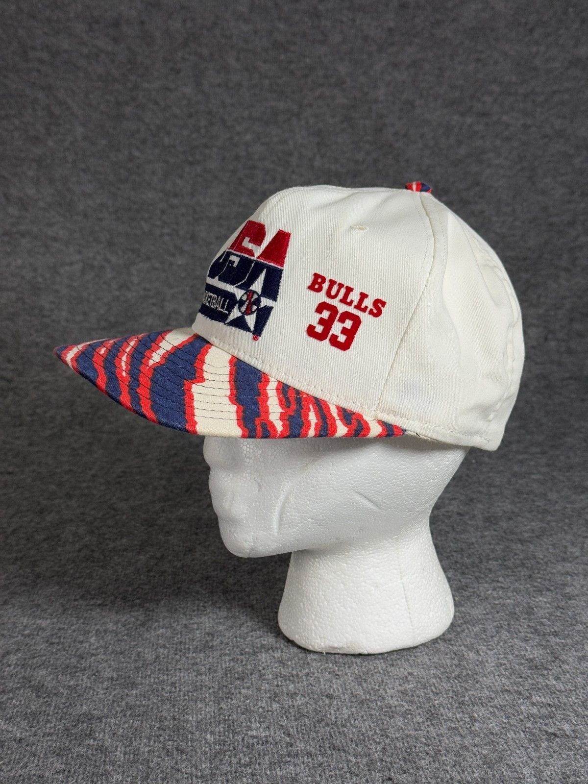 NBA Vintage USA Dream Team Scottie Pippen Snapback Hat Rare Size ONE SIZE - 2 Thumbnail