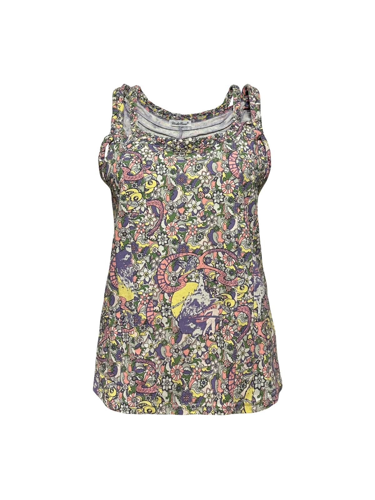 Undercover UNDERCOVER S/S 2006 "T" Psychedelic Print Camisole Size M / US 6-8 / IT 42-44 - 1 Thumbnail