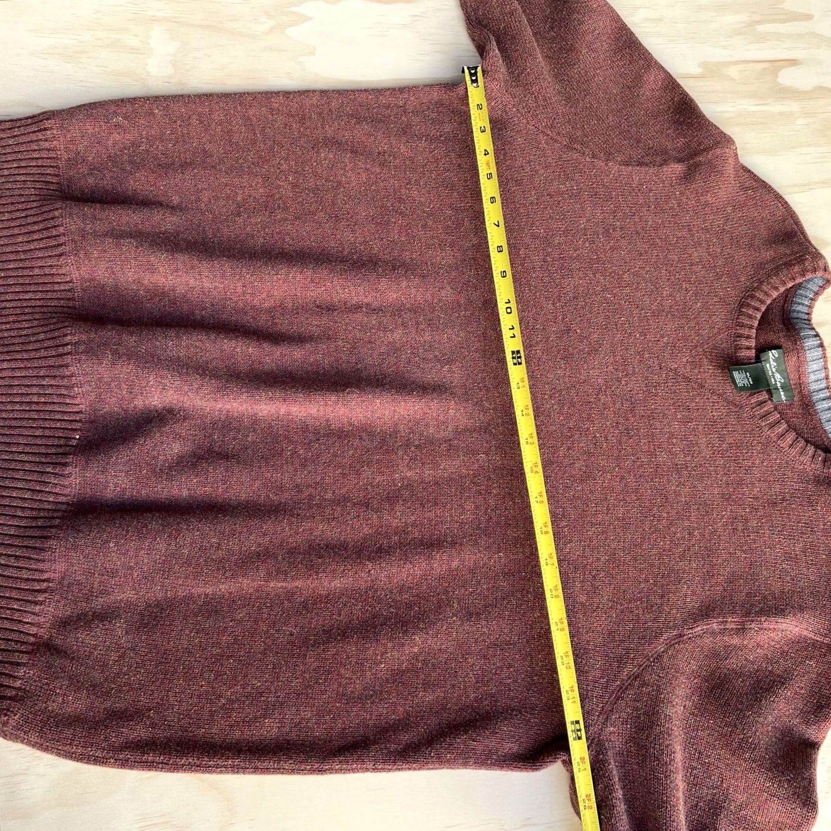 Eddie Bauer Eddie Bauer Sweater Mens XL Orange Heathered Crewneck Knit Pullover 100% Cotton Size US XL / EU 56 / 4 - 6 Thumbnail