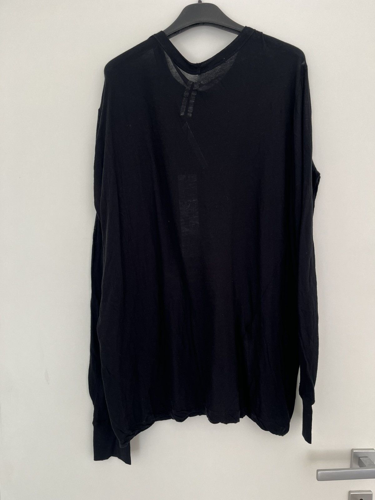 Rick Owens Rick Owens Hollywood Long T-Shirt–Black–Size L – New w/ Tags Size US L / EU 52-54 / 3 - 9 Thumbnail
