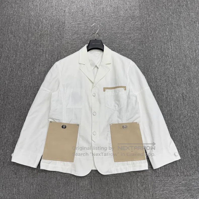 Dior Dior Colour-blocked stitched suit jacket Size 48R - 1 Thumbnail