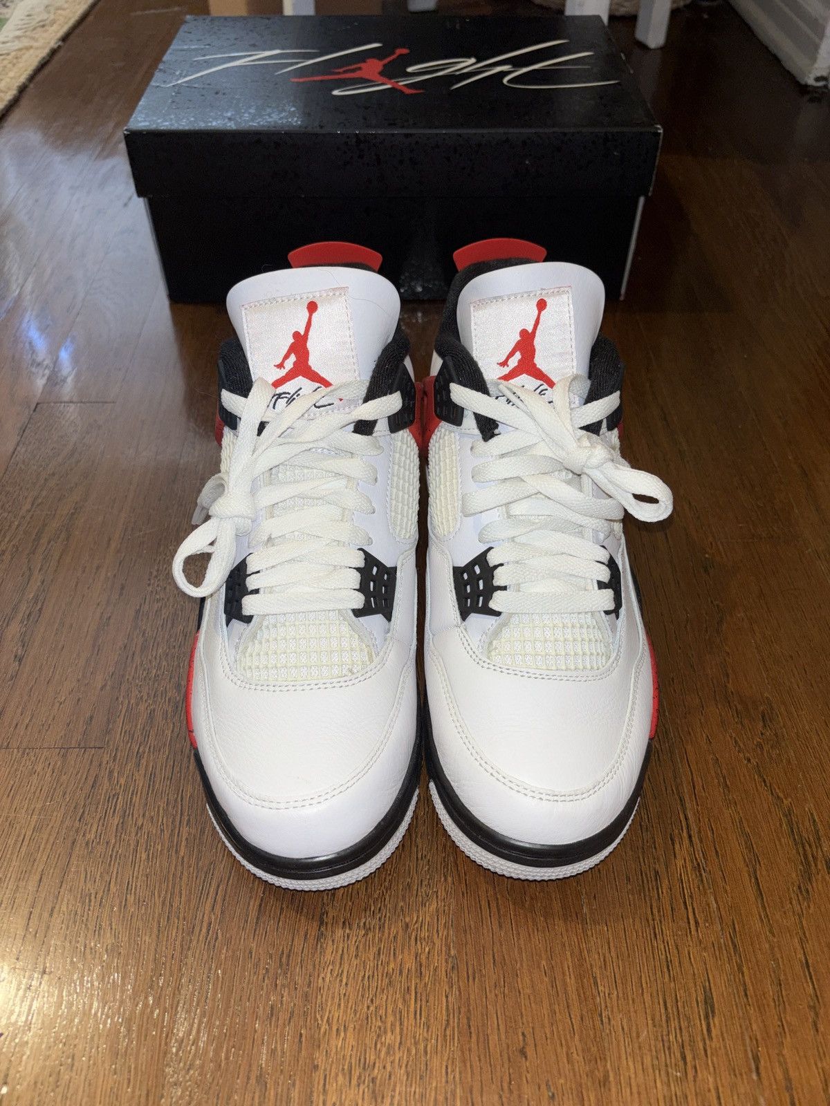 Jordan Brand Air Jordan 4 Retro 'Fire Red' Size US 8.5 / EU 41-42 - 5 Thumbnail