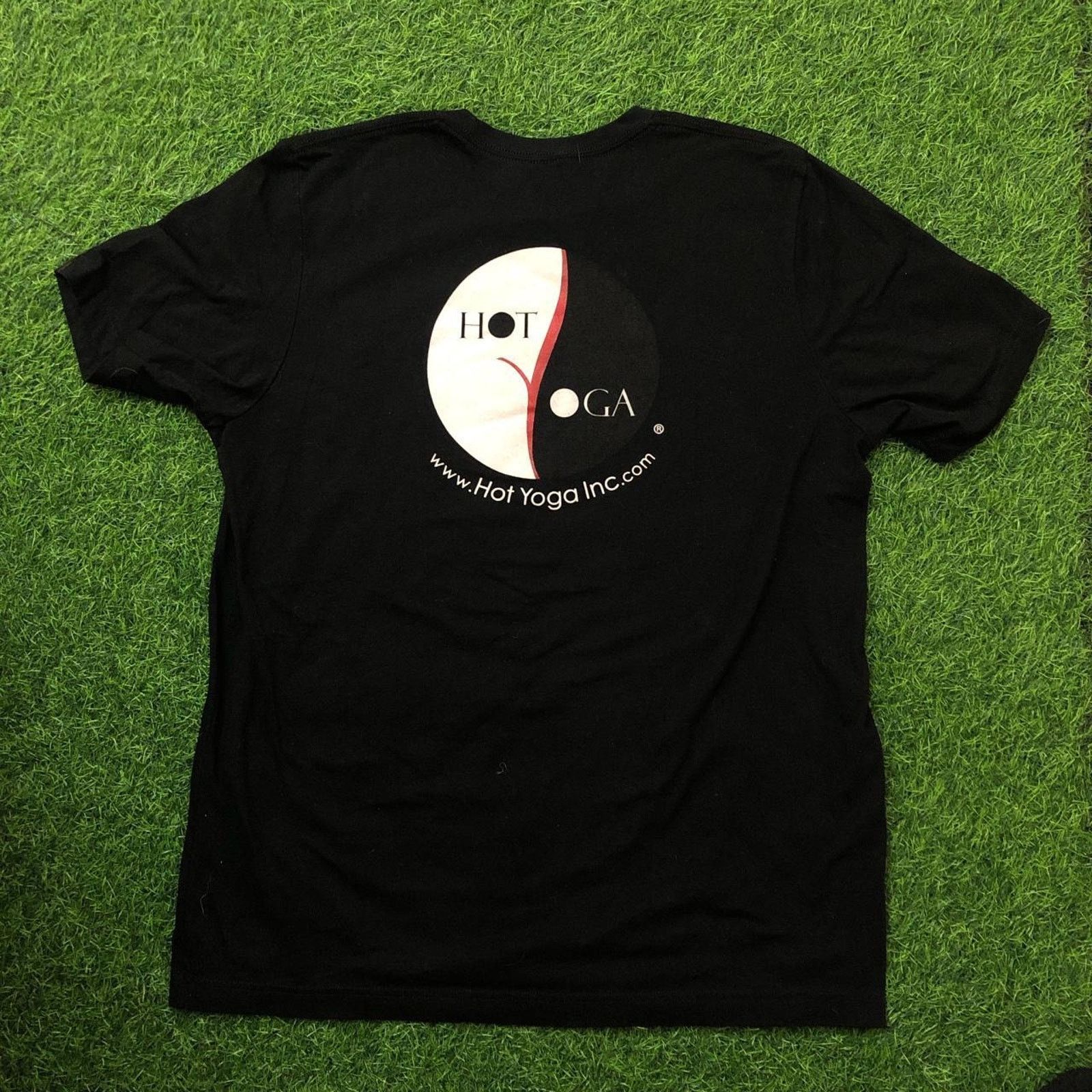 Other Black Yin Yang Hot Yoga Graphic Tee Size US XL / EU 56 / 4 - 1 Thumbnail