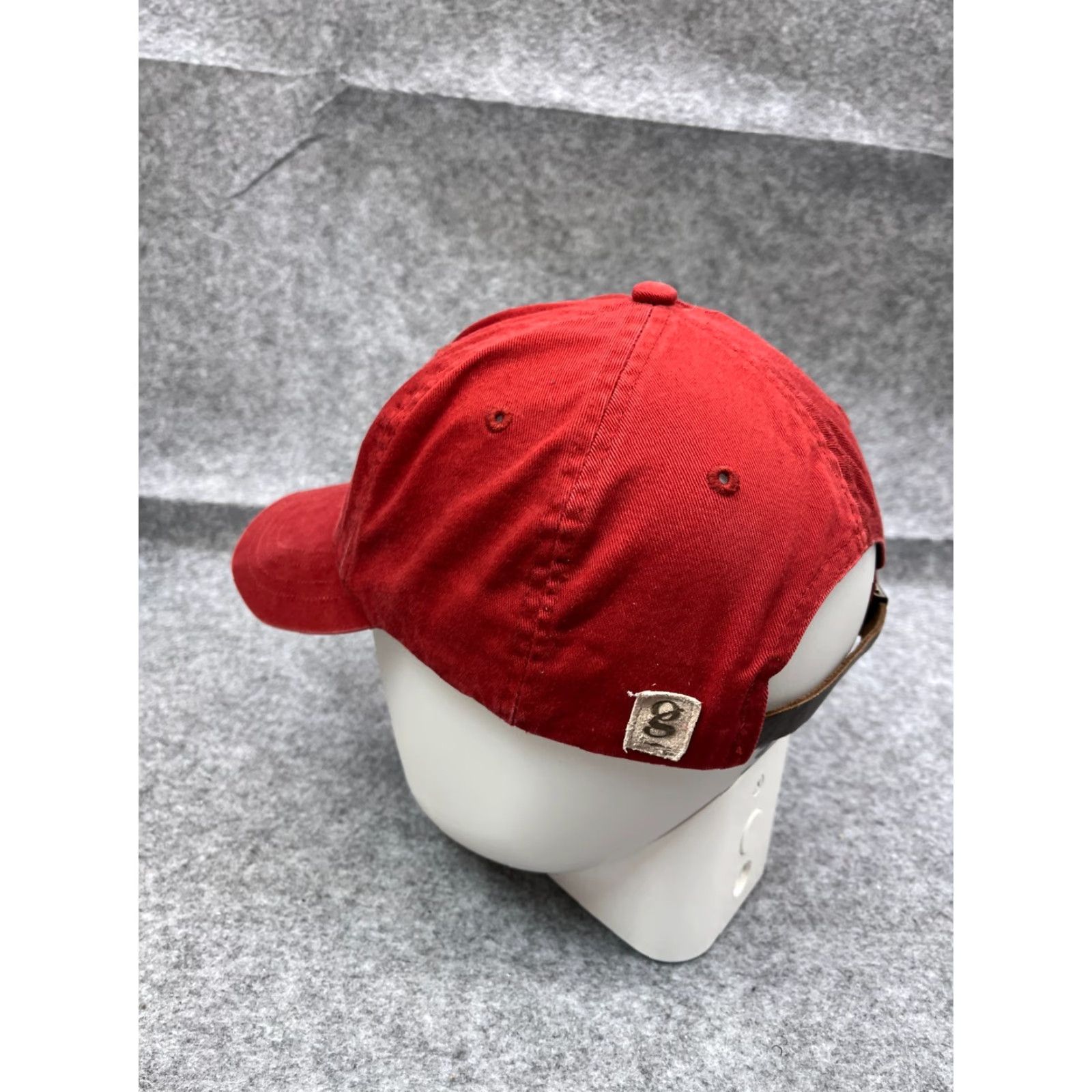 Vintage VINTAGE Brigham Young University Hat Cap Strap Back Adult One Size Red 100% Cotton Baseball Cap Mens Size ONE SIZE - 5 Thumbnail