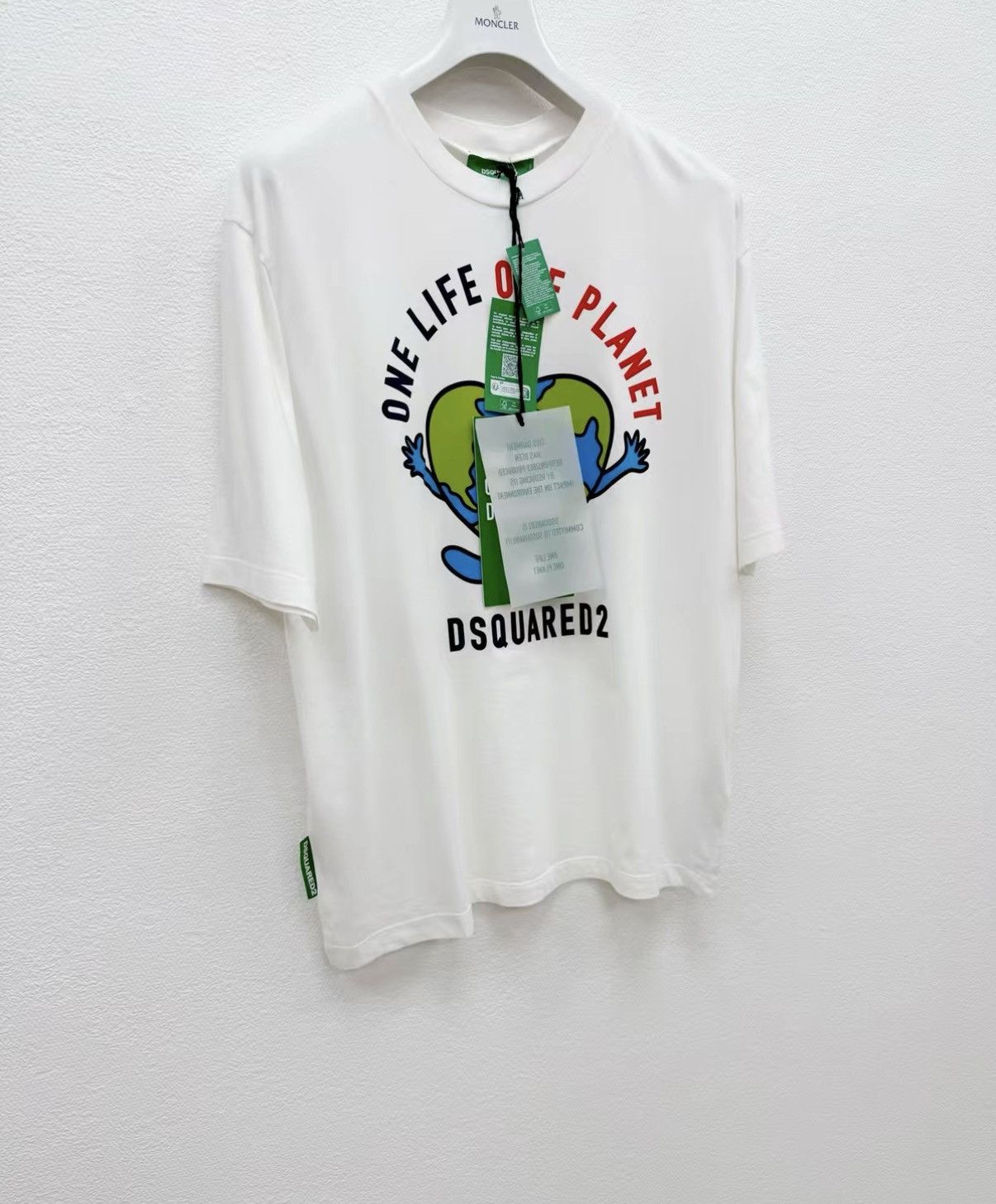 Dsquared2 DSQUARED2 D2 100% Cotton Oversized Short Sleeve T-shirt J30 Size US L / EU 52-54 / 3 - 2 Thumbnail
