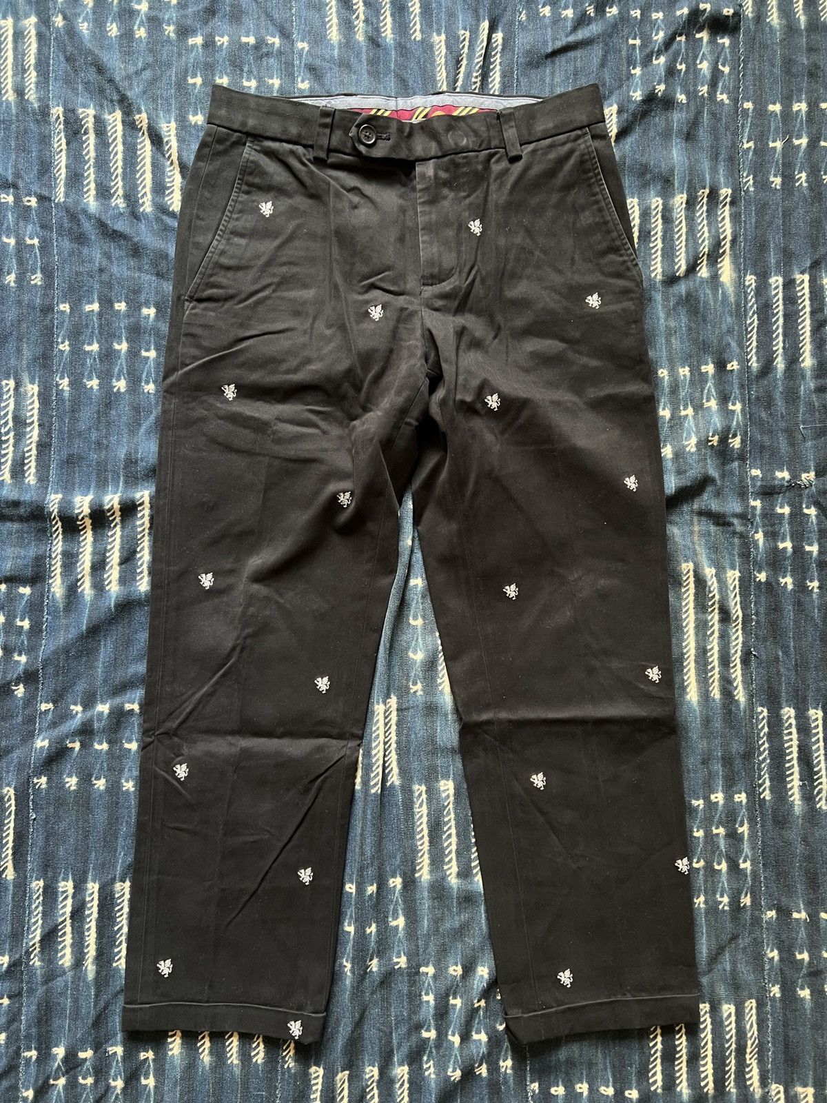 Brooks Brothers Vintage Brooks Brothers Embroidery Logo Cropped Chino Pants Size US 30 / EU 46 - 1 Thumbnail