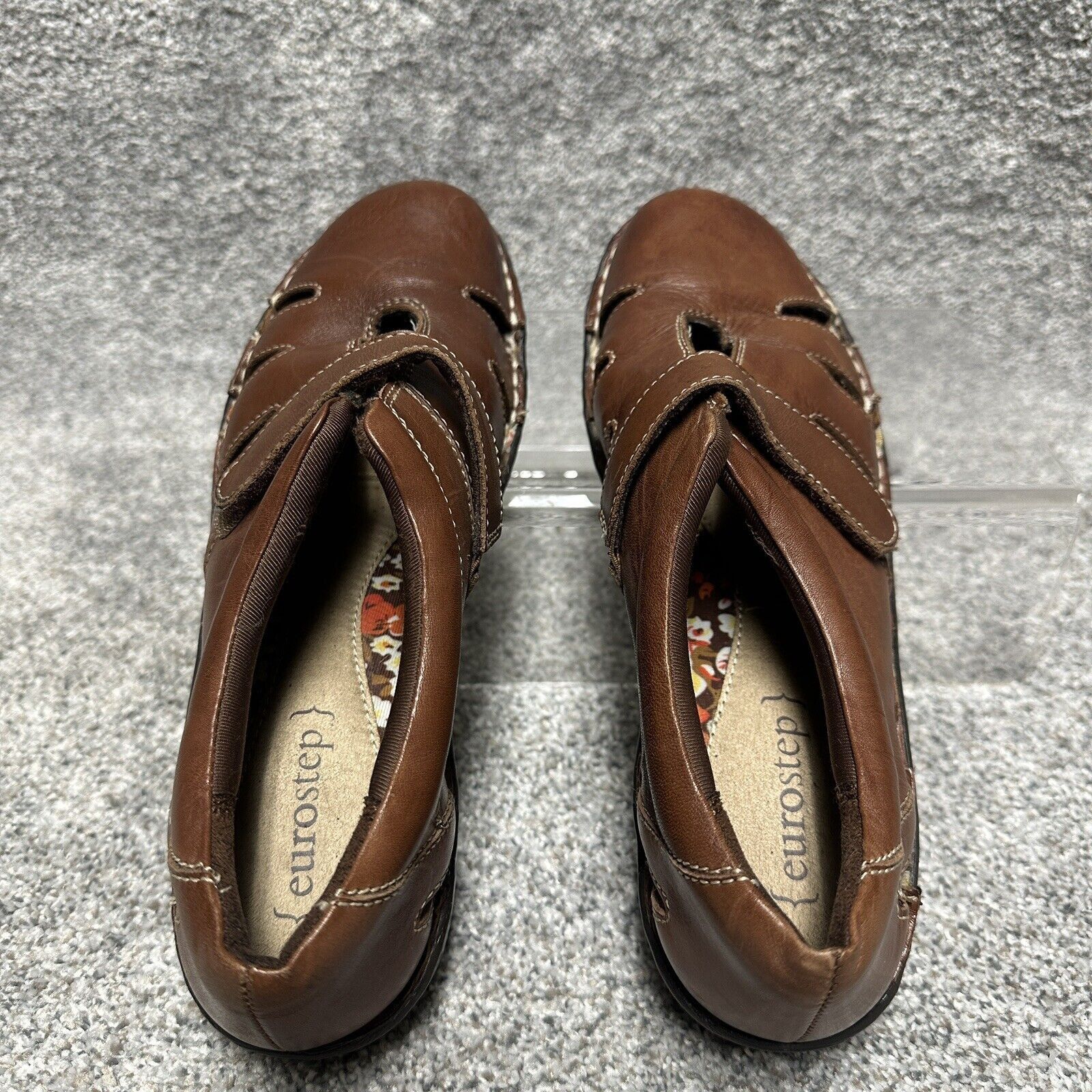 Other Eurostep Leather Shoes Womens 9.5 Cutout Chunky Vintage 90s Size US 9.5 / IT 39.5 - 6 Thumbnail