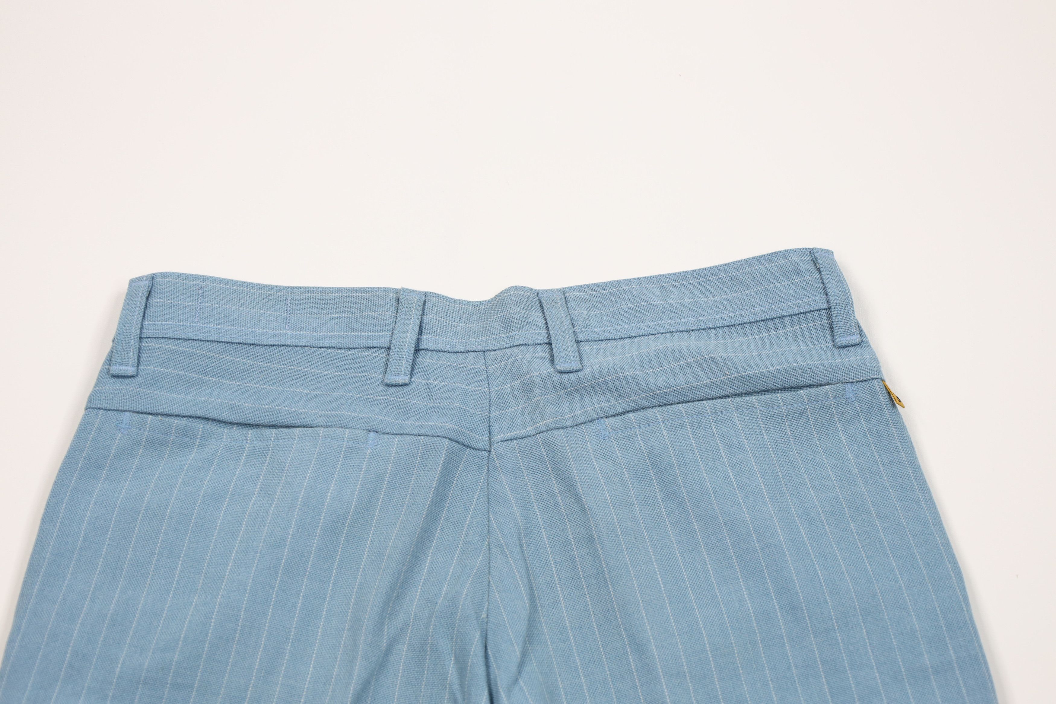 Vintage Vintage 70s Streetwear Pinstriped Chino Pants Blue USA Size US 30 / EU 46 - 11 Thumbnail