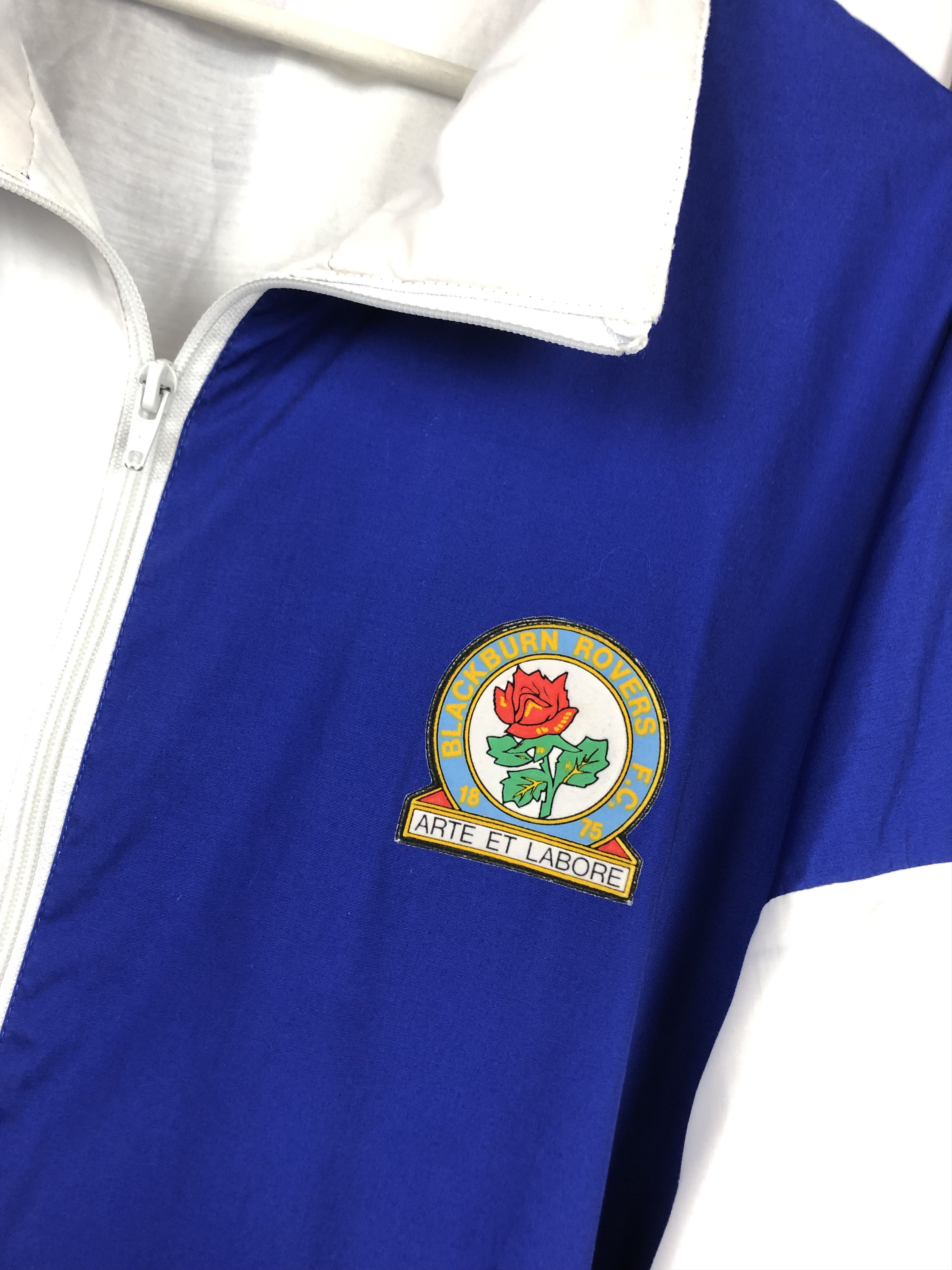Vintage Vintage Blackburn Rovers Football Jacket Track Top Rare Size US XL / EU 56 / 4 - 8 Thumbnail