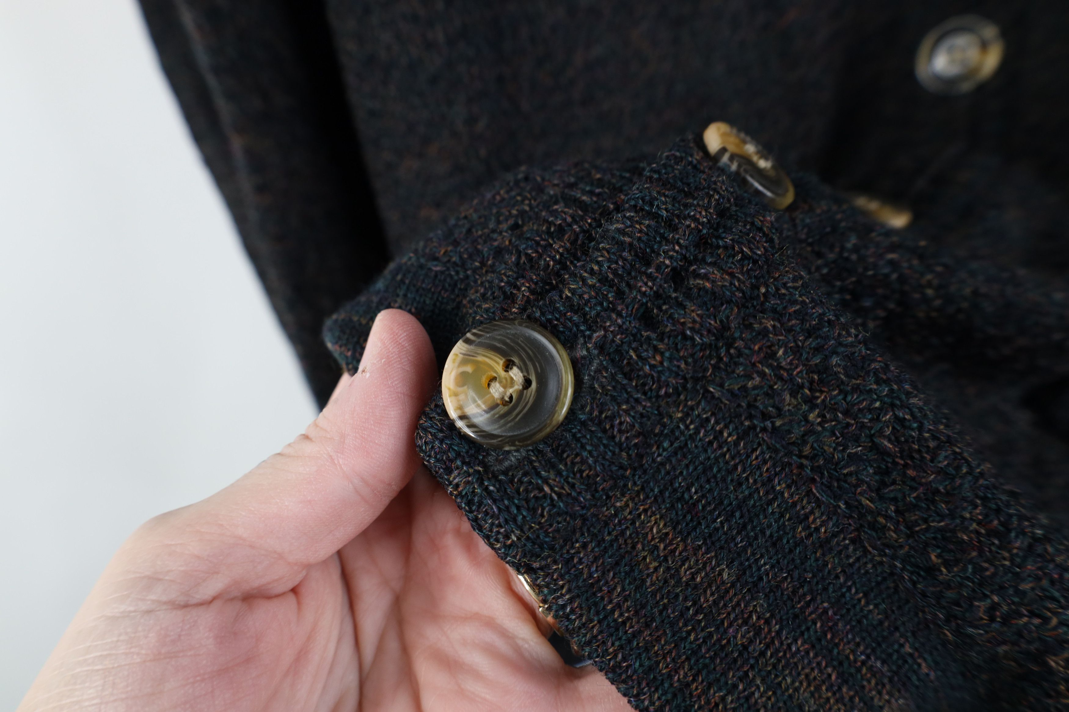 Vintage Vintage 90s Streetwear Knit Cardigan Sweater Wool Blend Size US XXL / EU 58 / 5 - 6 Thumbnail