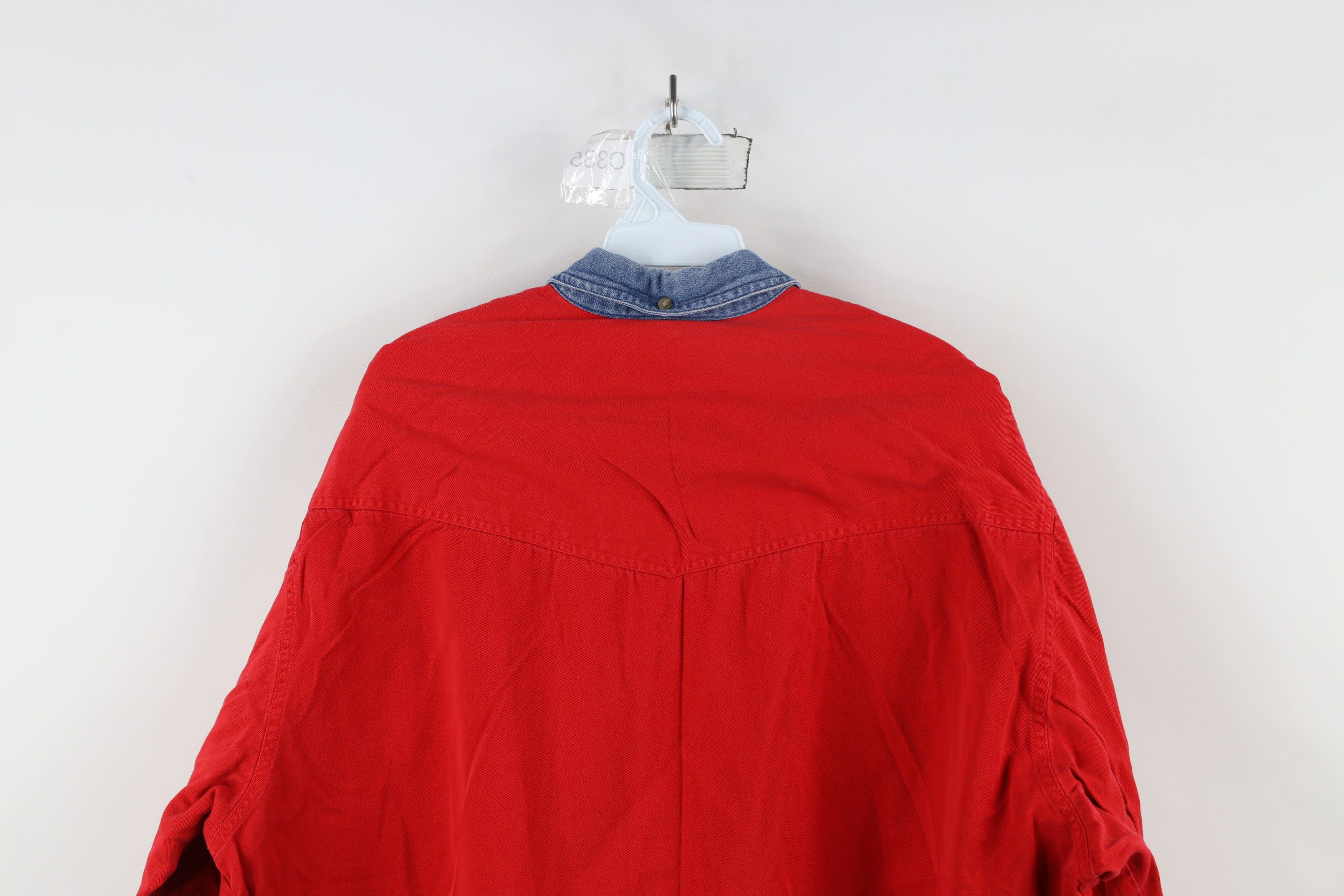 Vintage Vintage 90s Streetwear Collar Western Button Down Shirt Red Size US XXL / EU 58 / 5 - 13 Thumbnail