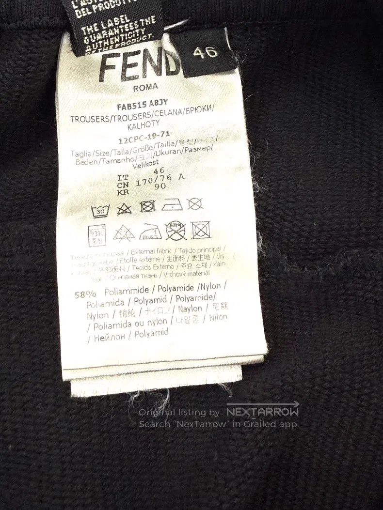 Fendi Fendi Black Casual Sports Trousers Size US 30 / EU 46 - 4 Thumbnail