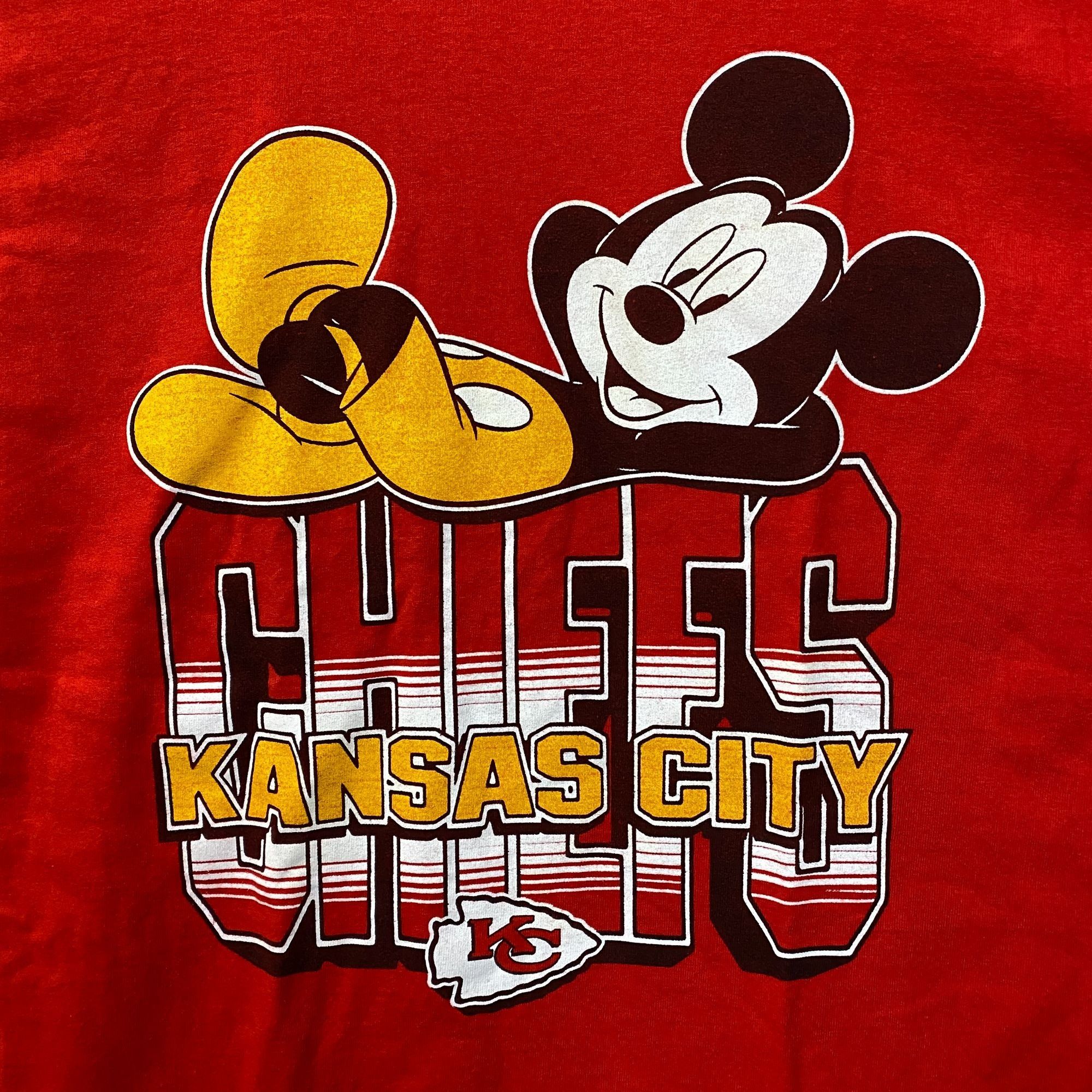 Junk Food Junk Food x NFL Disney Mickey Mouse Kick Back Kansas City Ch Size US M / EU 48-50 / 2 - 2 Thumbnail