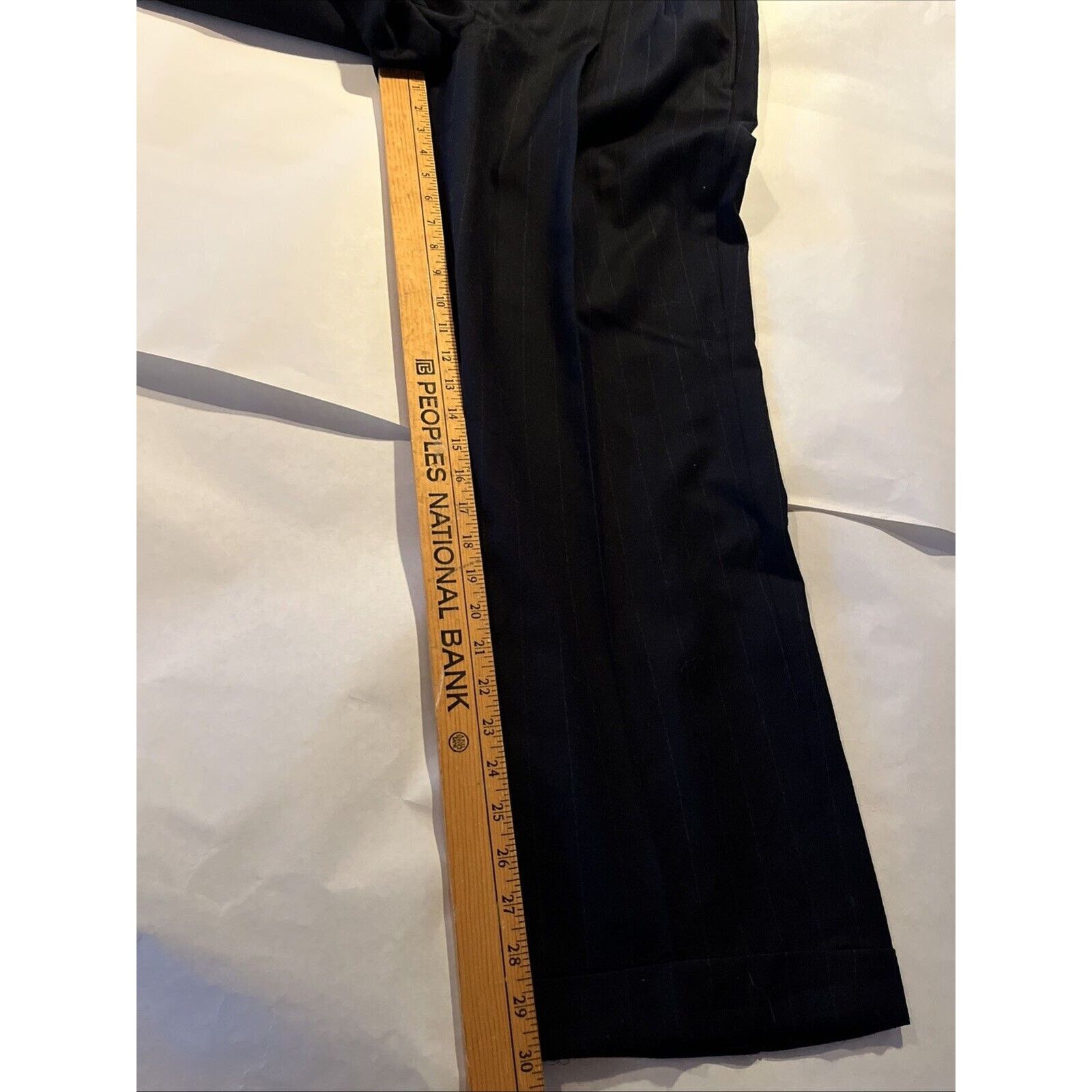 Jos. A. Bank Jos A Bank 38x30 100% Wool Dress Pants Black Executive Size US 38 / EU 54 - 6 Thumbnail
