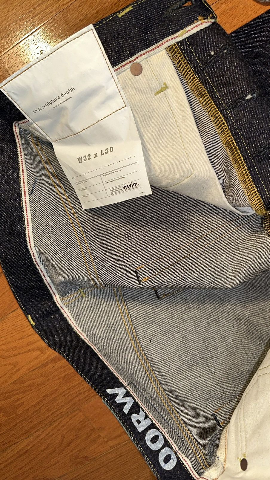 Visvim Social Sculpture 00 Raw Denim Pant Size US 32 / EU 48 - 8 Thumbnail