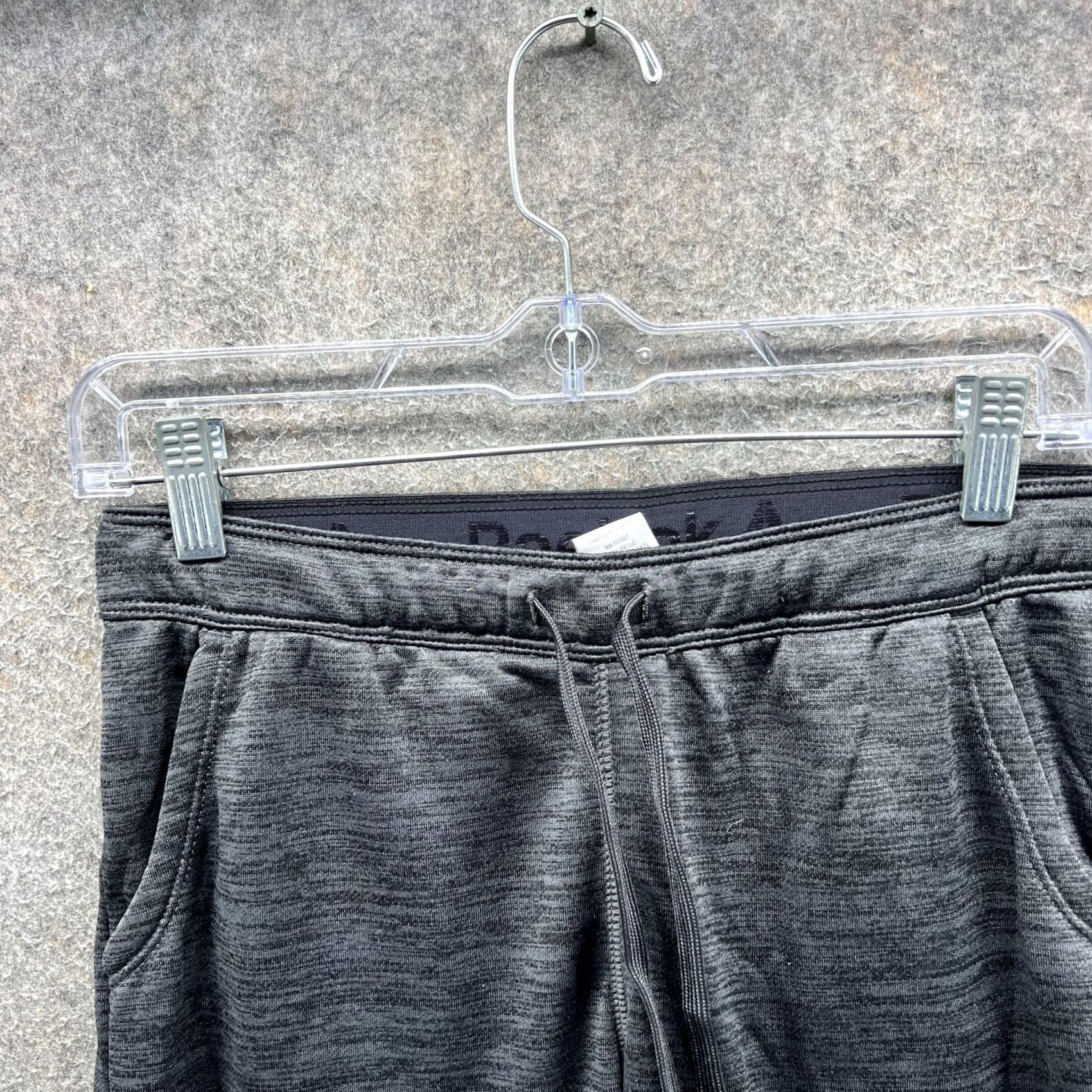 Reebok Reebok Jogger Pants Womens XS Gray Heather Knit Elastic Waist Cuffed Athletic Size 26" / US 2 / IT 38 - 5 Thumbnail