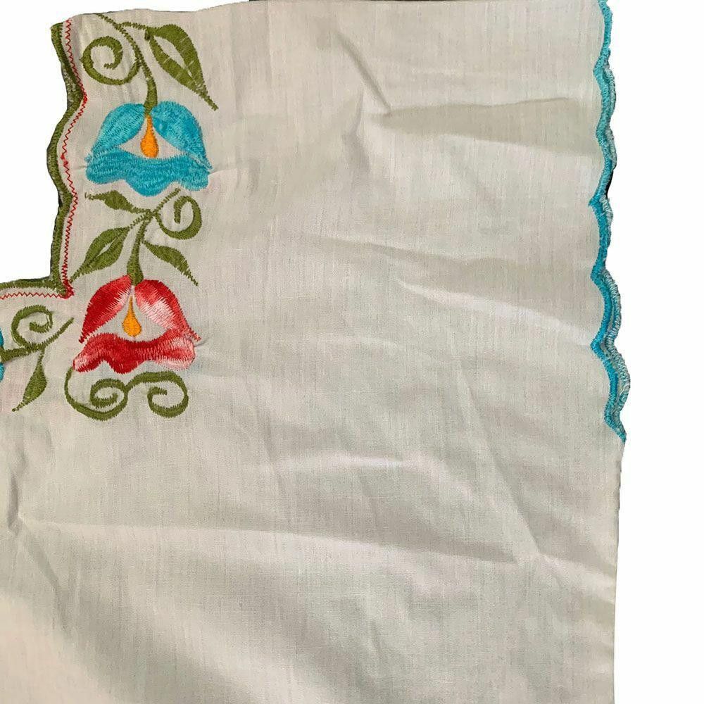 Designer Pre Owned White Hand Made Blouse L Size L / US 10 / IT 46 - 5 Thumbnail