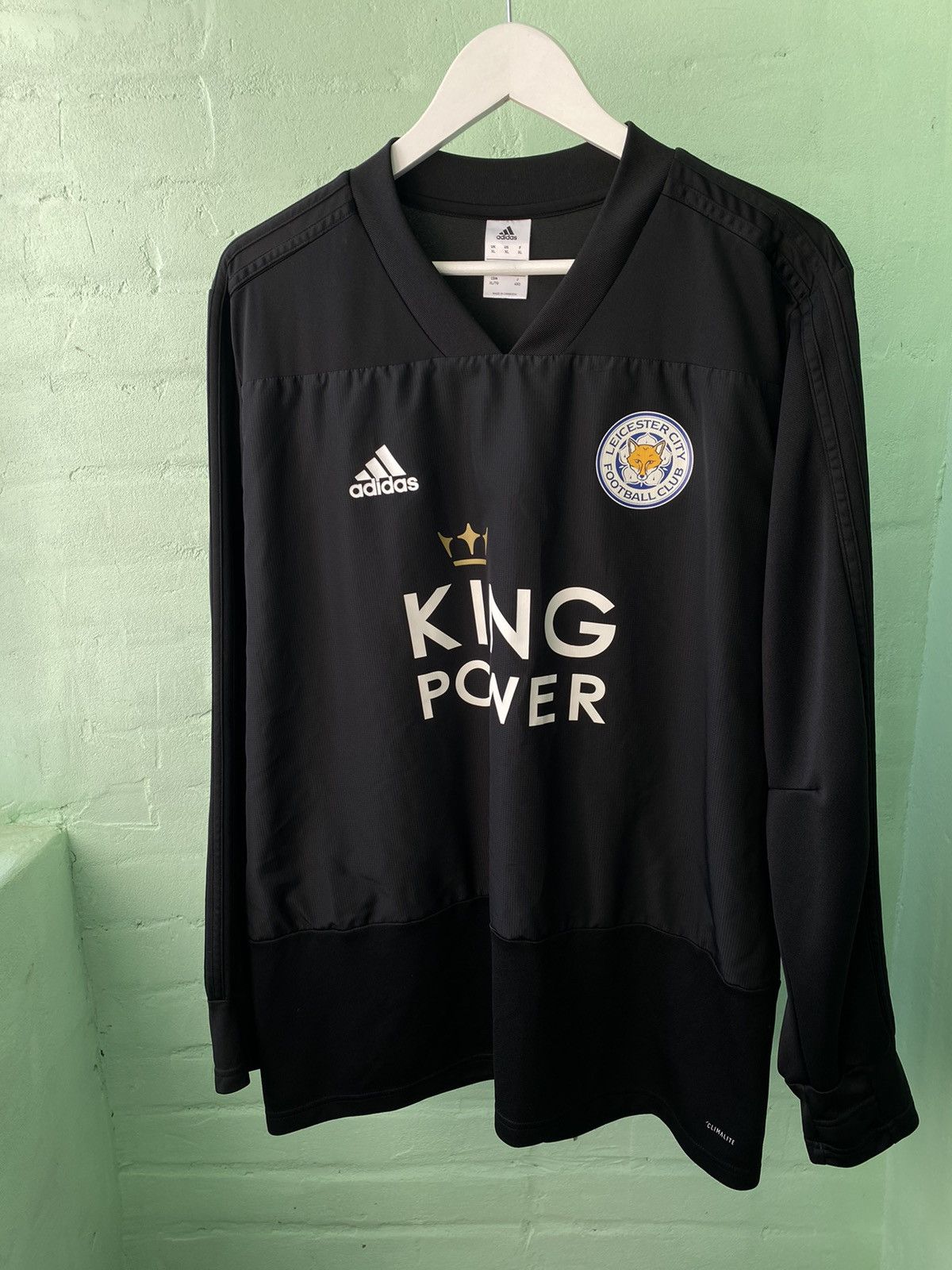 Adidas Long Sleeve Adidas Jersey Leicester City Very Rare Size US XL / EU 56 / 4 - 1 Thumbnail
