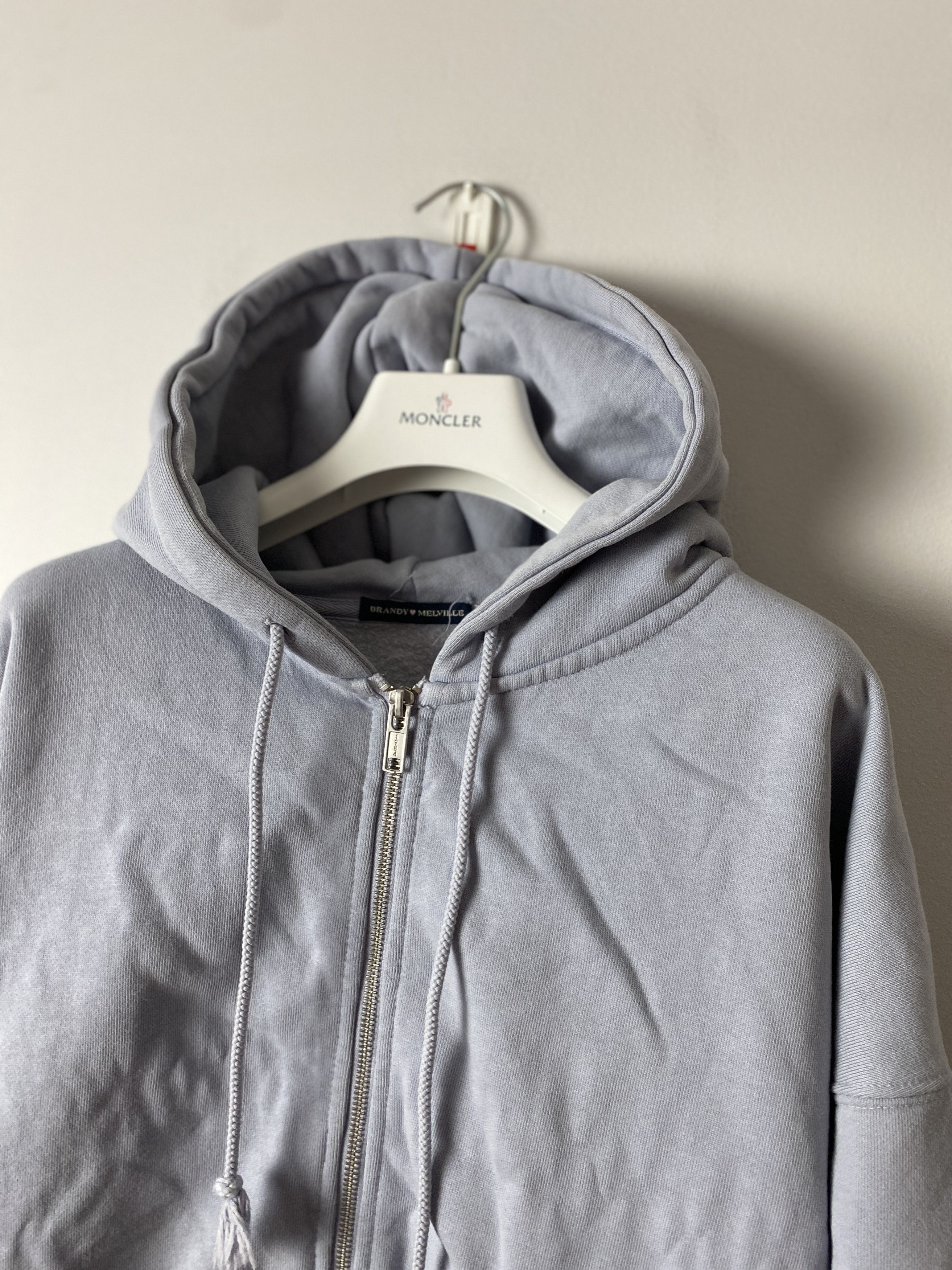Other Brandy Melville zip-up hoodie thick heavy Size US XL / EU 56 / 4 - 2 Thumbnail