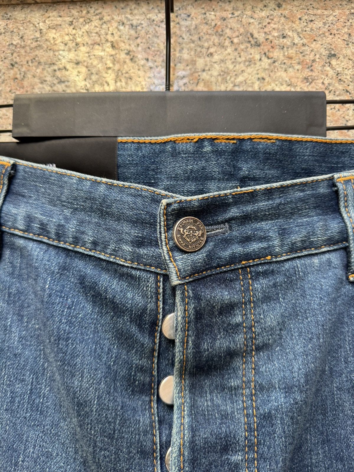 Balmain Balmain Paris Slim Fit Denim – Size 32 Size US 32 / EU 48 - 4 Thumbnail