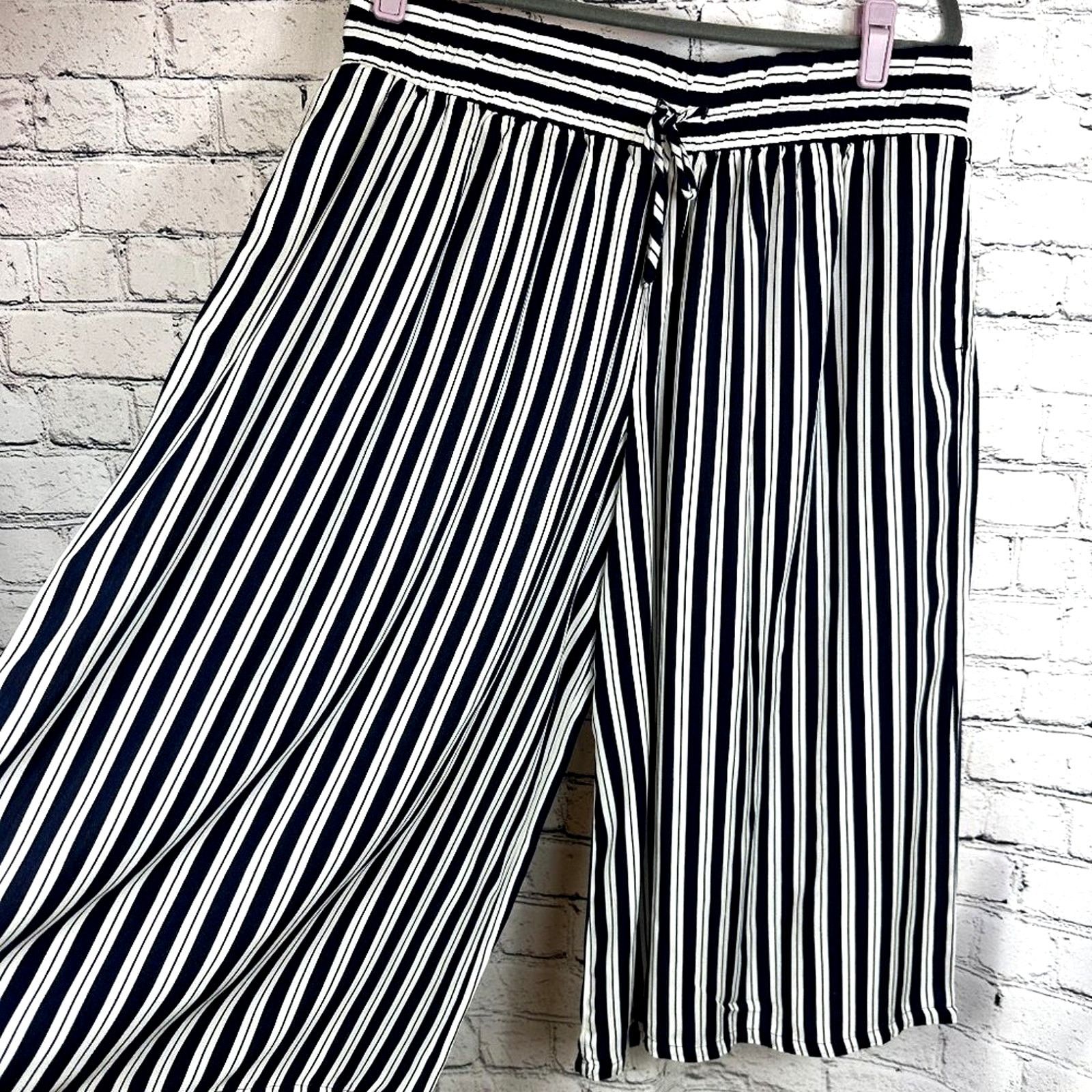 Nordstrom Nordstrom Refinery 29 Sustainable Woven Crop Palazzo size XL Size 33" - 4 Thumbnail