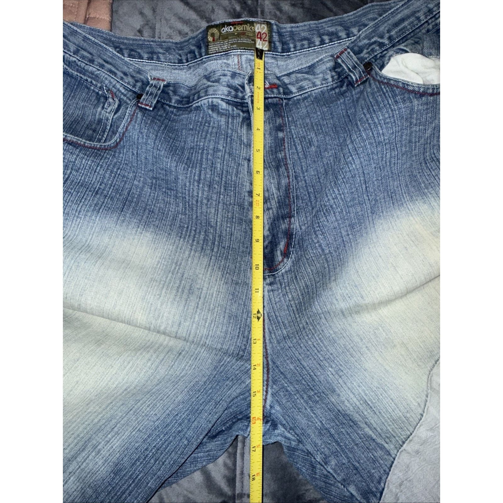 Akademiks Vintage Akademiks Wide Leg Baggy Fit Y2K Jeans Mens 42 EUC Size US 42 / EU 58 - 7 Thumbnail