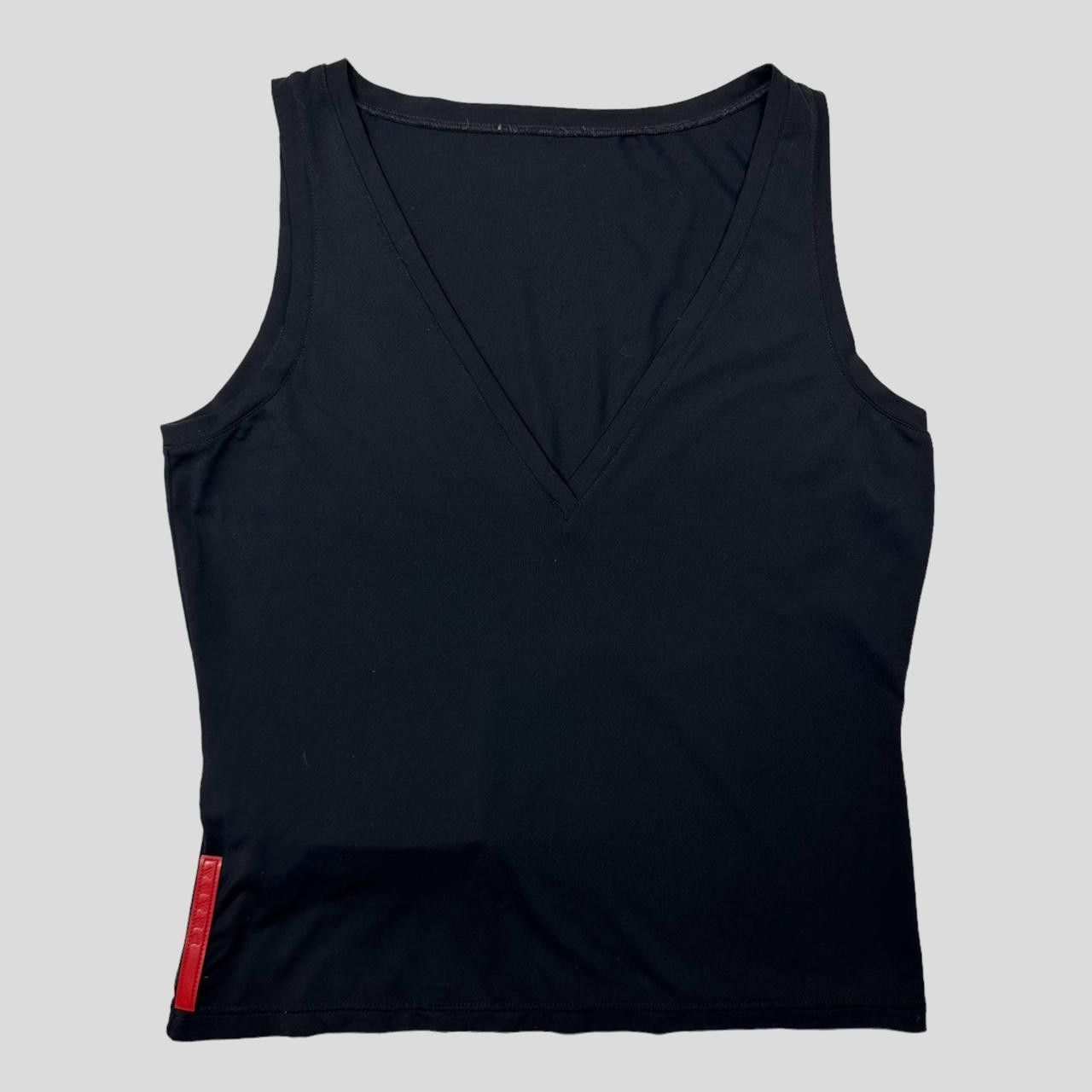 Image of Prada Sport 00’S Nylon Stash Pocket Vest - S/m in Black, Women's (Size Small)