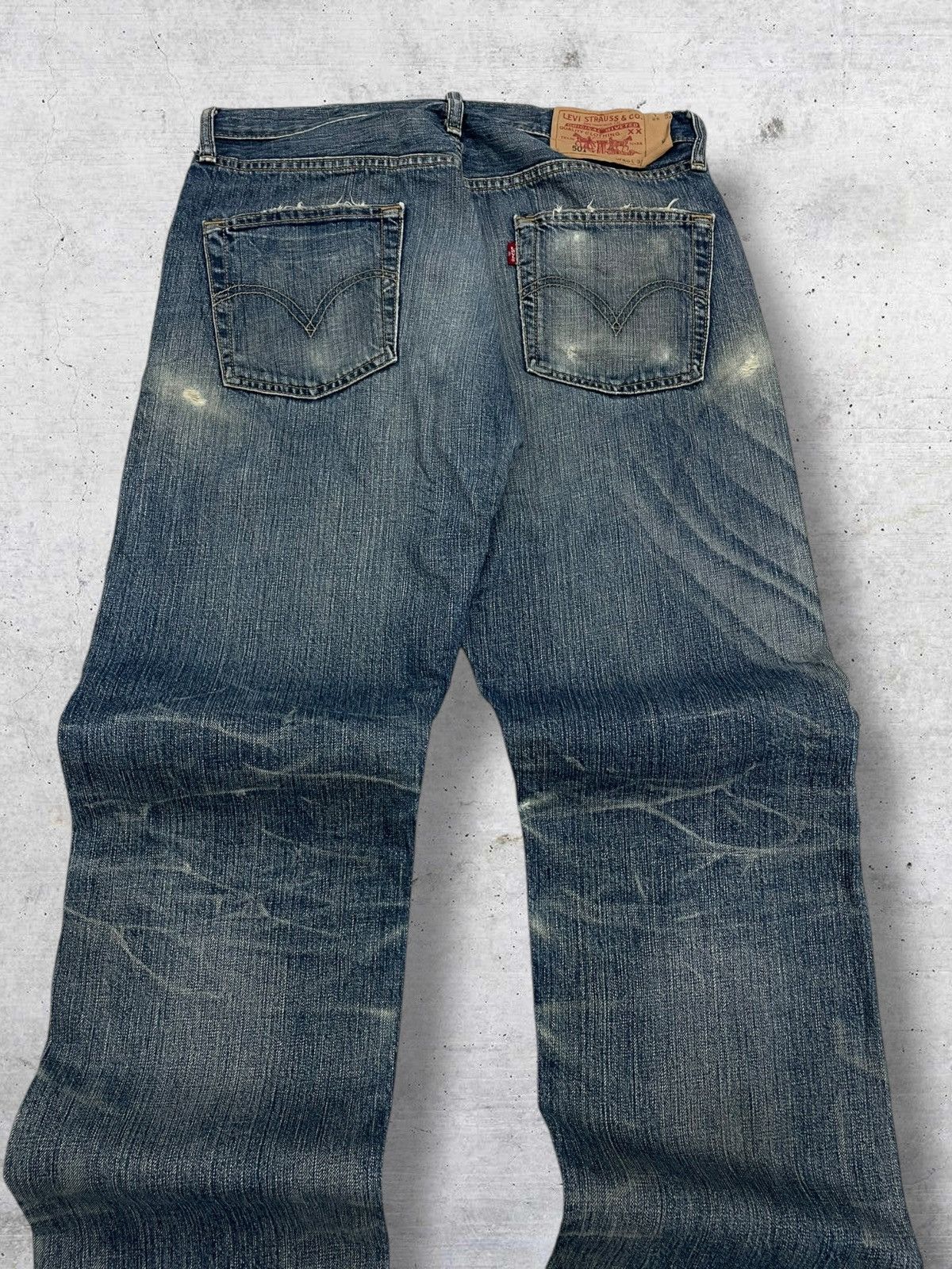 Levi's Vintage Clothing VINTAGE 501 LEVIS USA DESIGNER 90S OG DISTRESSED MUD STYLE Size US 30 / EU 46 - 11 Thumbnail