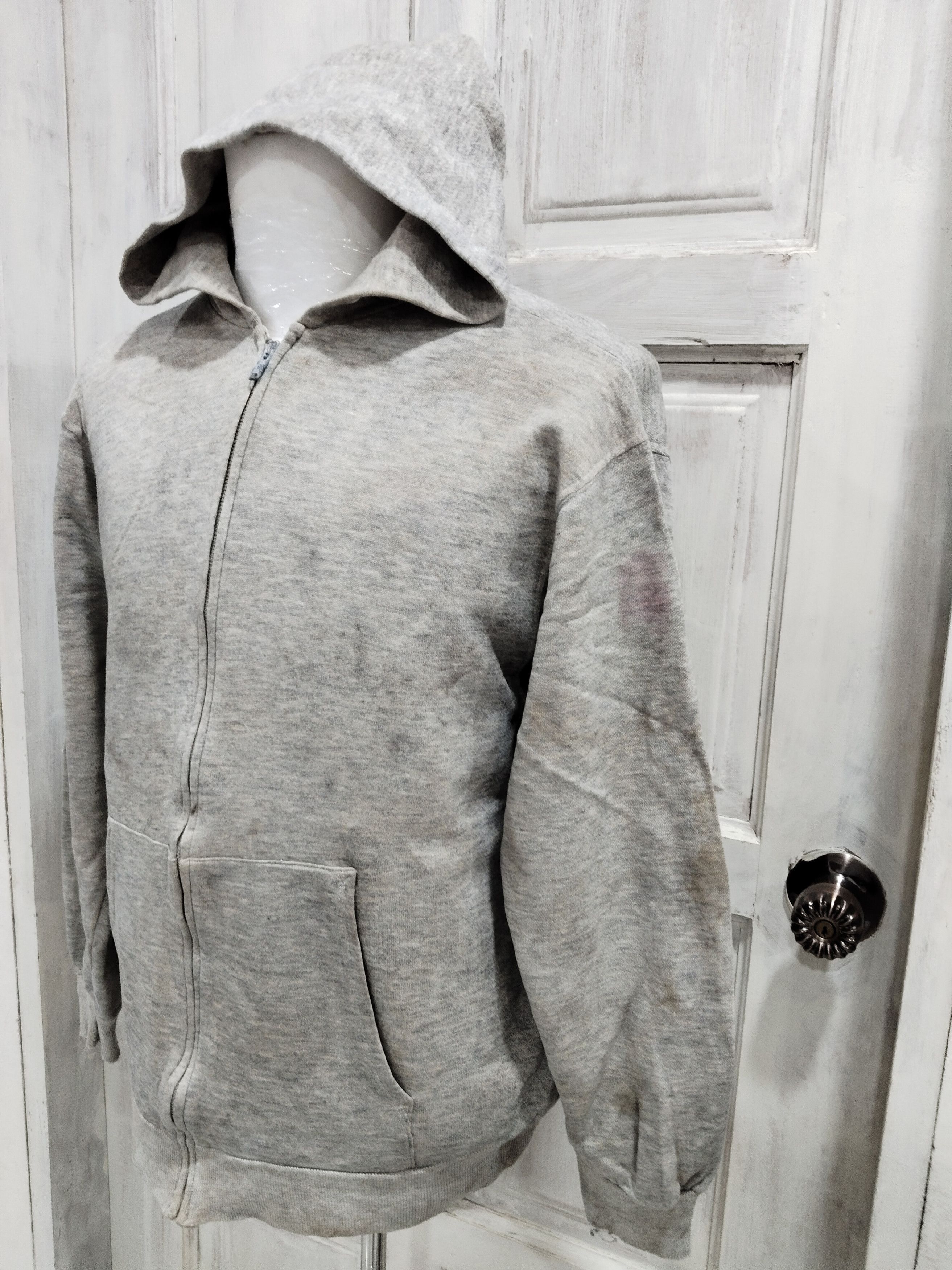 Vintage Vintage 80s Faded and Distressed Kurt Cobain Style Sweater Size US L / EU 52-54 / 3 - 2 Thumbnail