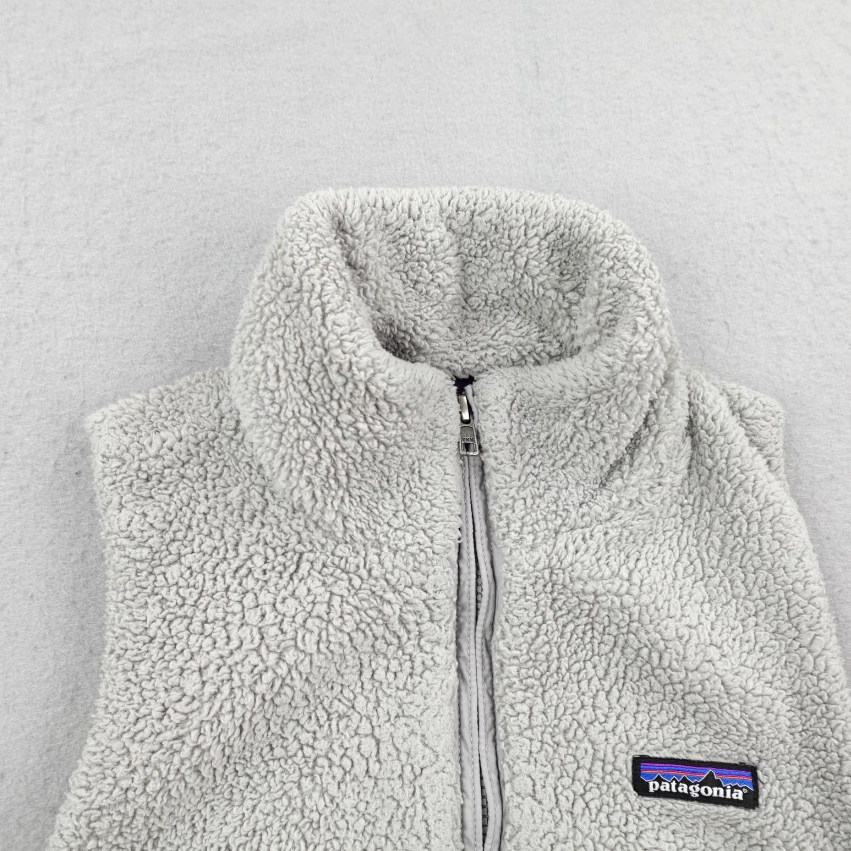 Patagonia Patagonia Vest Womens XS Gray Los Gatos Fleece Sherpa High Pile Full Zip Gilet Size XS / US 0-2 / IT 36-38 - 2 Thumbnail
