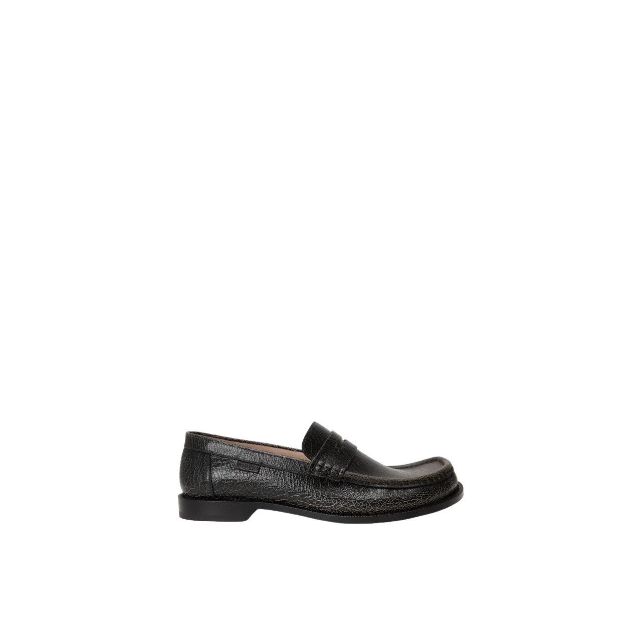 LOEWE $1200 Black/Cream Campo Loafers New & Authentic (Men's