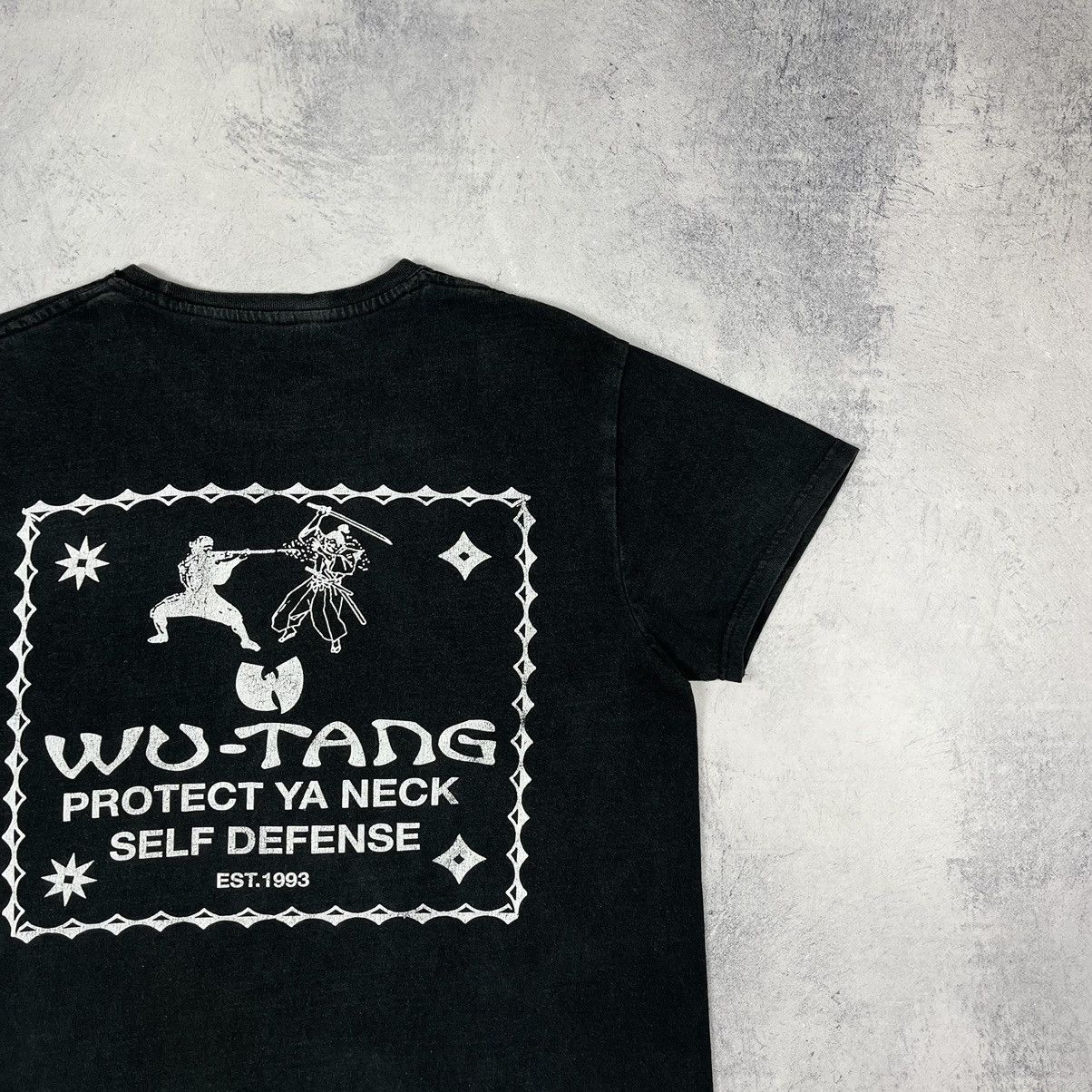 Vintage Vintage Wu-Tang Clan protect ya neck rap faded tee 00’s Size US S / EU 44-46 / 1 - 14 Thumbnail