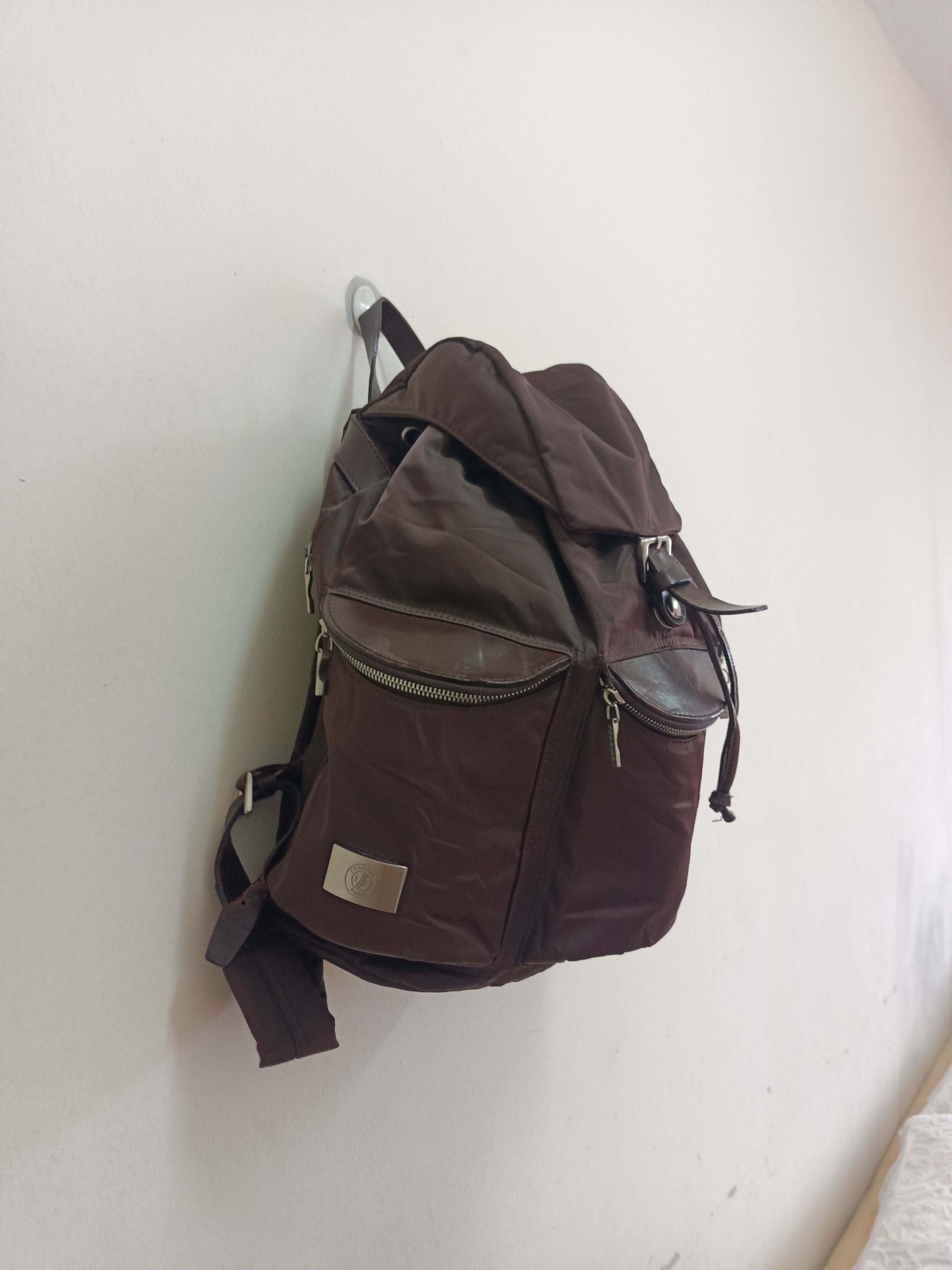 Renoma Vintage Renoma Paris nylon leather backpack Size ONE SIZE - 3 Thumbnail
